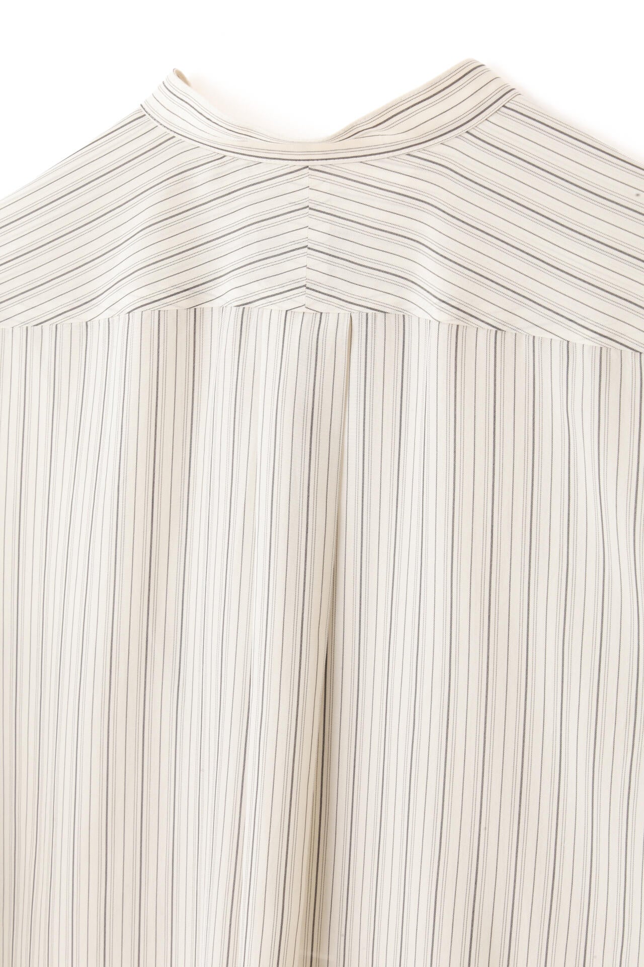 YLEVE / ACETATE CUPRA STAND COLLAR SHIRT