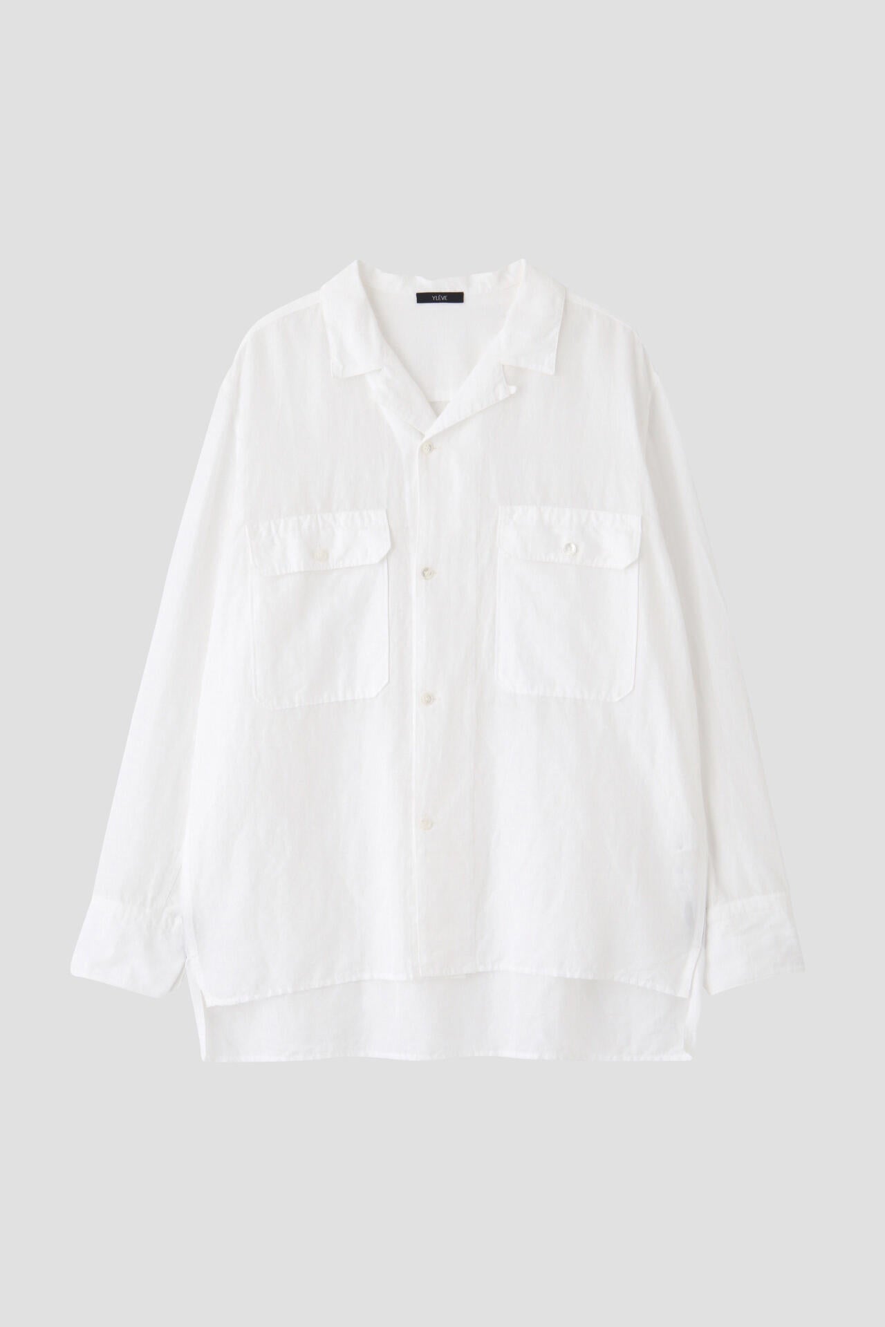 YLEVE / COTTON RAMIE BROAD SHIRT