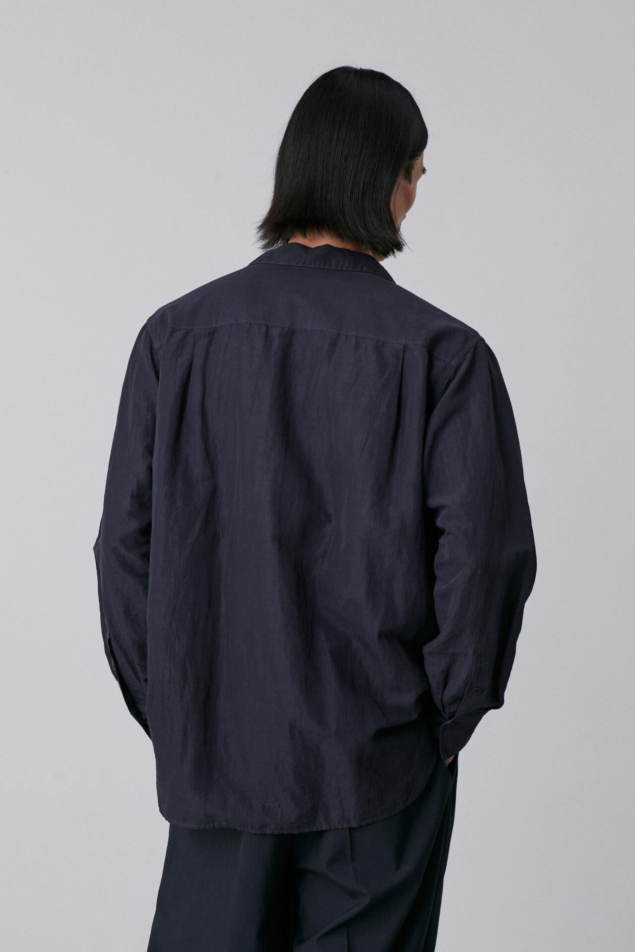 YLEVE / COTTON RAMIE BROAD SHIRT