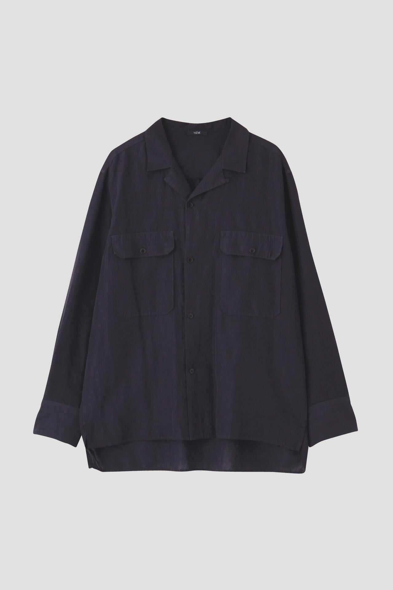 YLEVE / COTTON RAMIE BROAD SHIRT