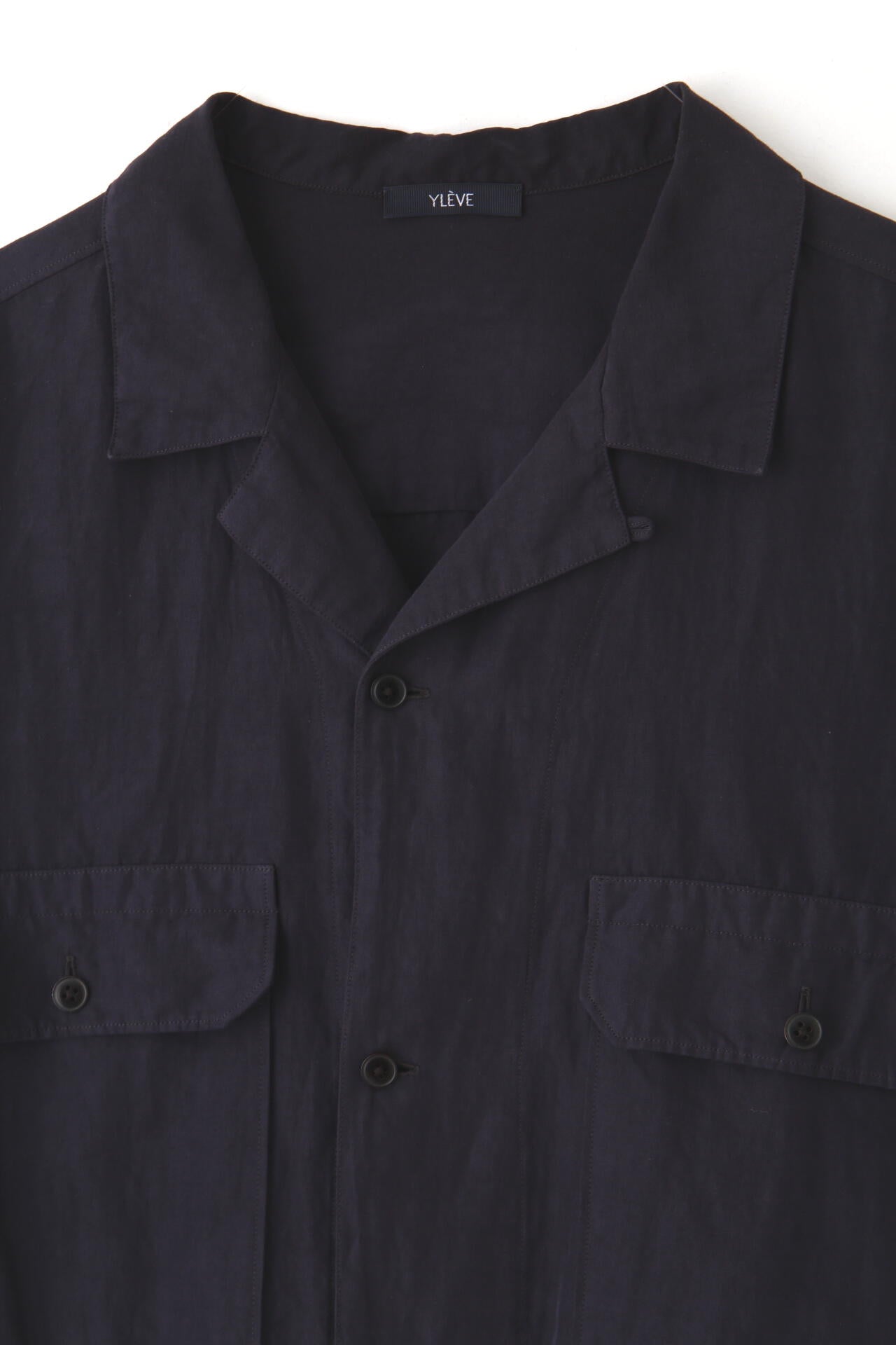 YLEVE / COTTON RAMIE BROAD SHIRT