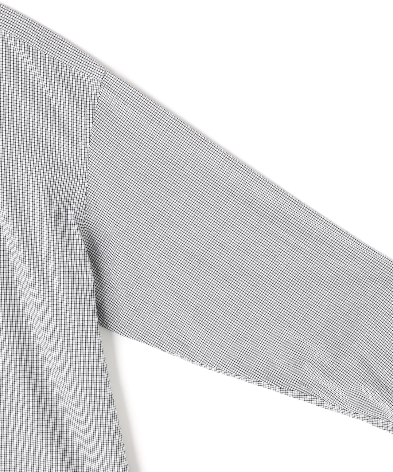 YLEVE / COTTON STRIPE CHECK PULL OVER SHIRT
