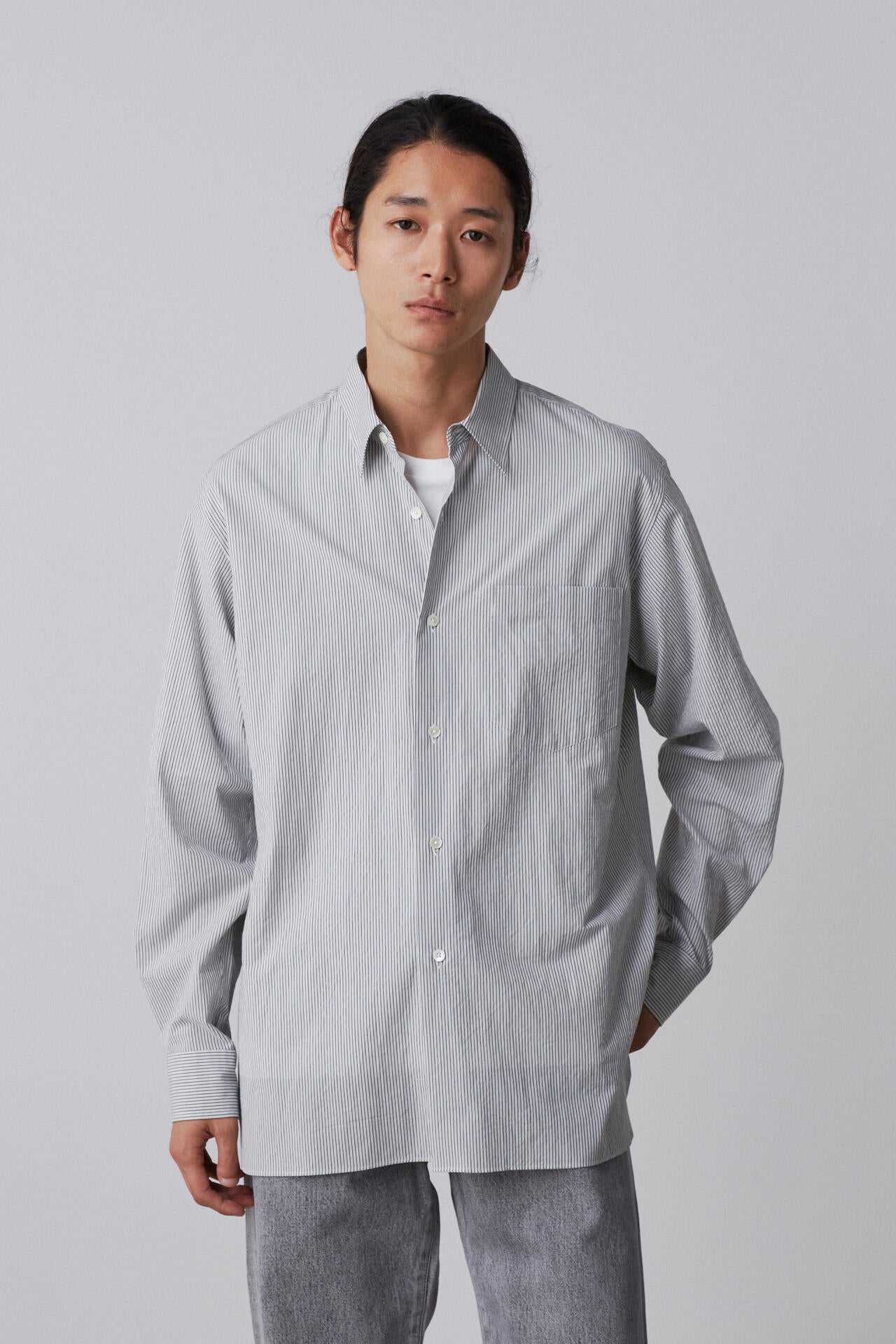 YLEVE / COTTON STRIPE / CHECK SHIRT