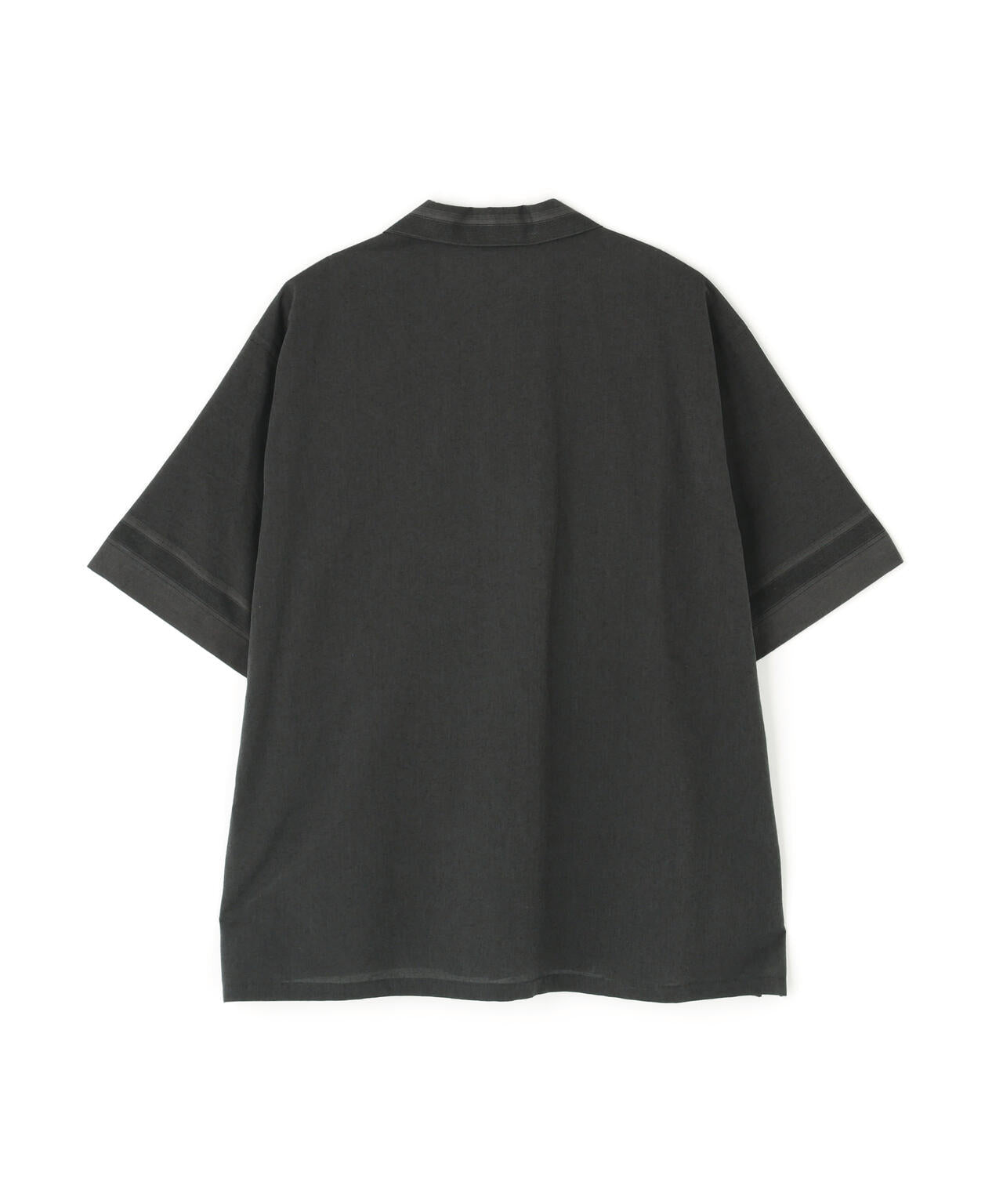 YLÈVE / DOBBY STRIPE CHAMBRAY OPEN COLLAR SHIRT