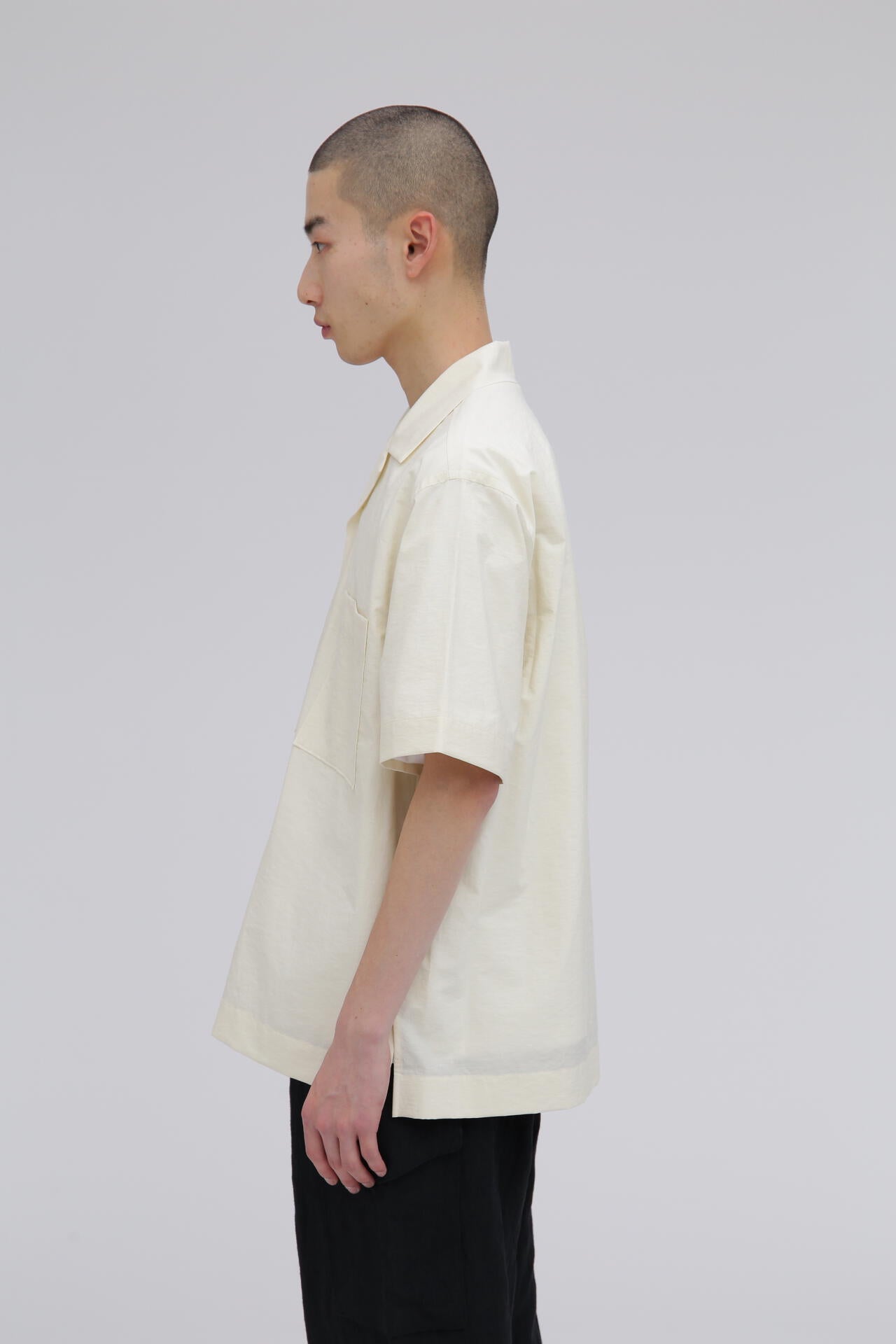 YLEVE / COTTON NYLON WASHER SHIRT