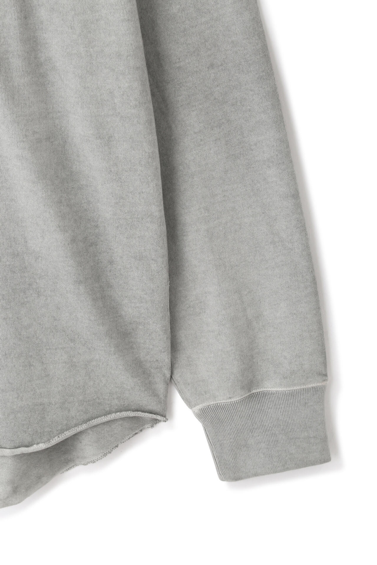YLEVE / OPEN END COTTON PIGMENT DYE LONG SLEEVE T-SHIRT