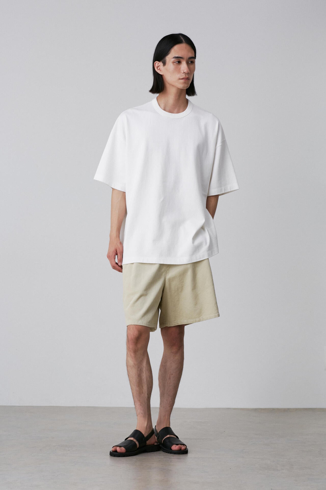 YLEVE / OPEN END COTTON PIGMENT DYE T‐SHIRT