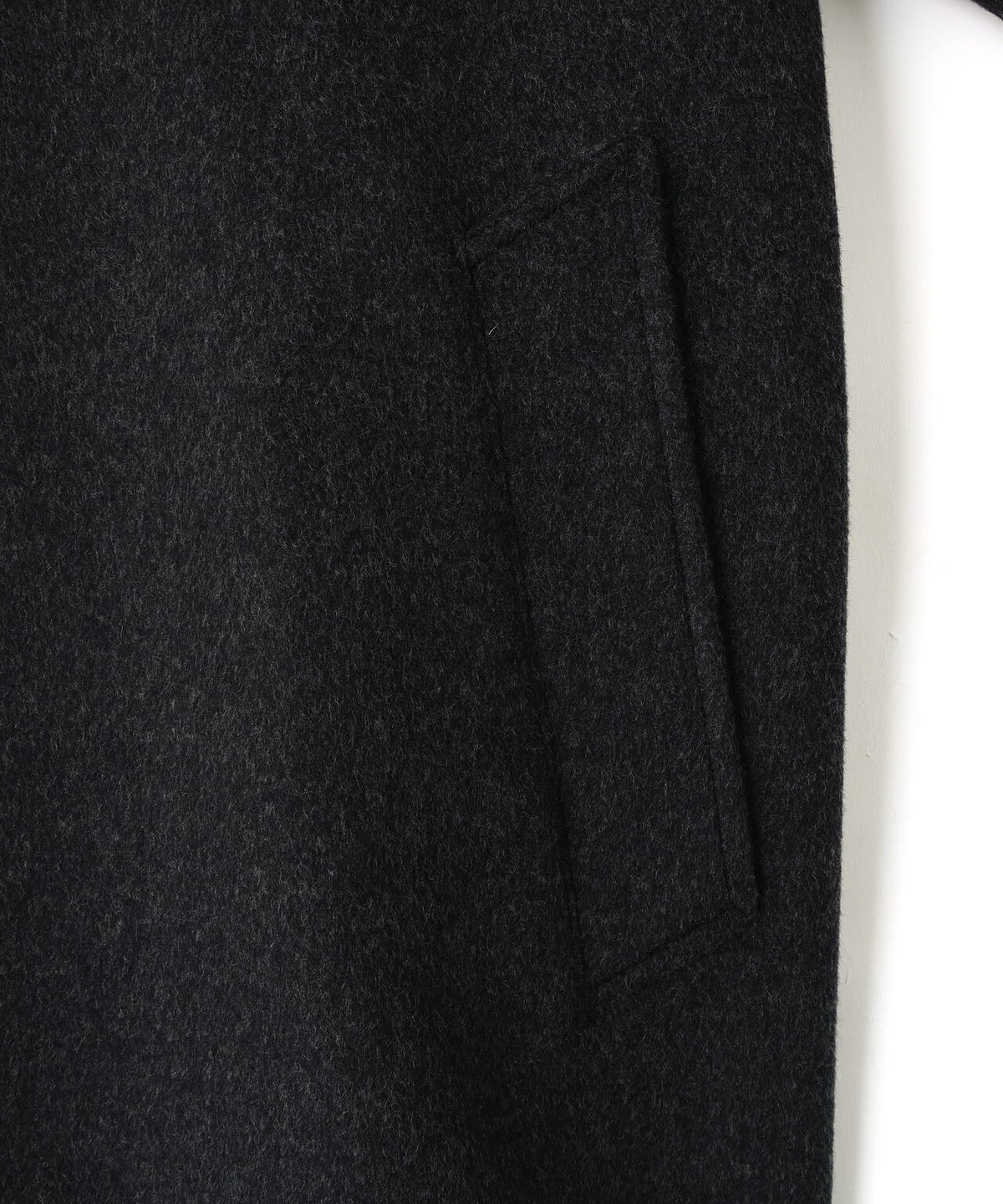 YLEVE / SUPER120'S WOOL SHARM BEAVER COAT
