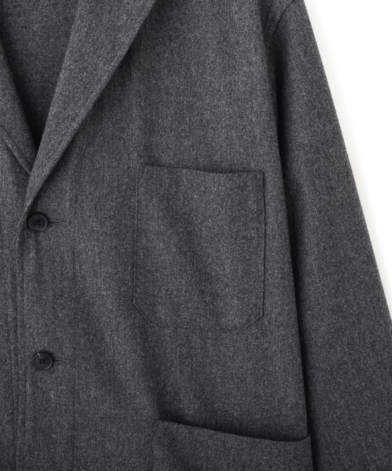 YLEVE / SUPER120's WOOL FLANNEL JACKET