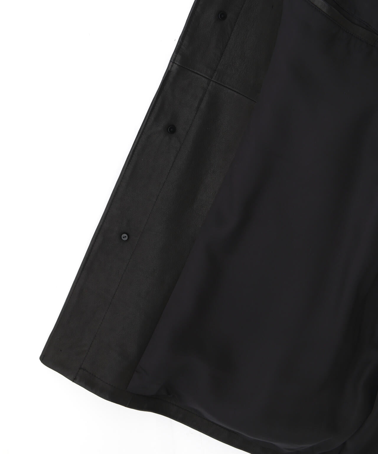 YLEVE / SHEEP LEATHER COVERALL JACKET