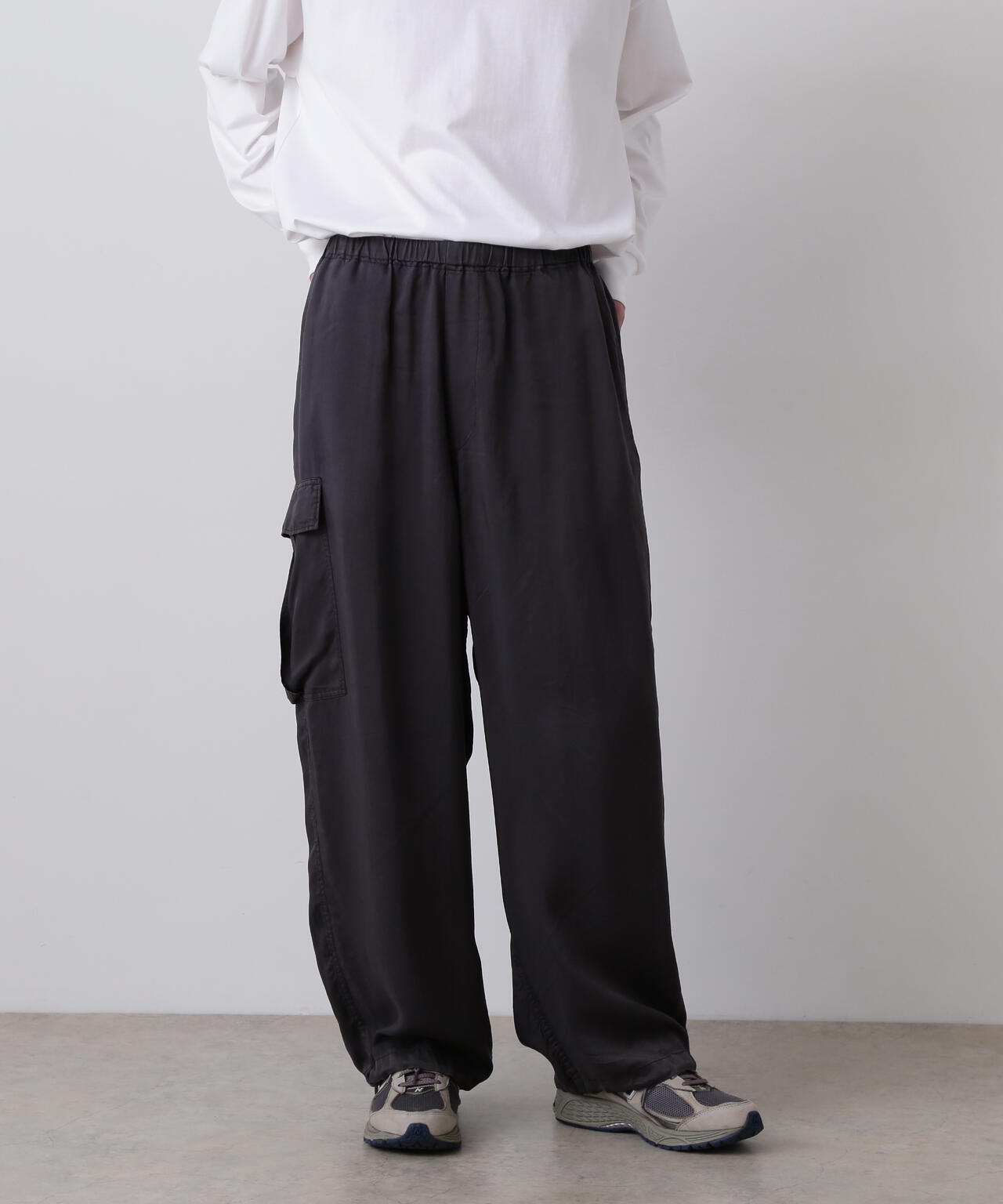 YLEVE / CUPRA TWILL GARMANT DYE EASY CARGO TROUSERS