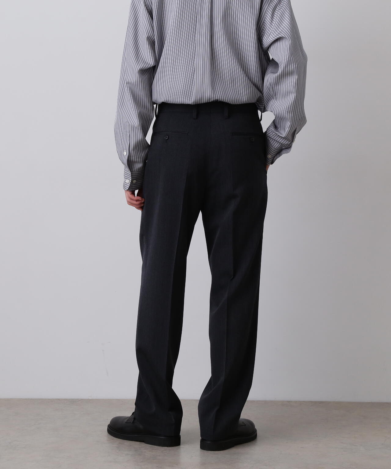 YLÈVE / 2/72 WOOL TRICHOTINE TROUSERS