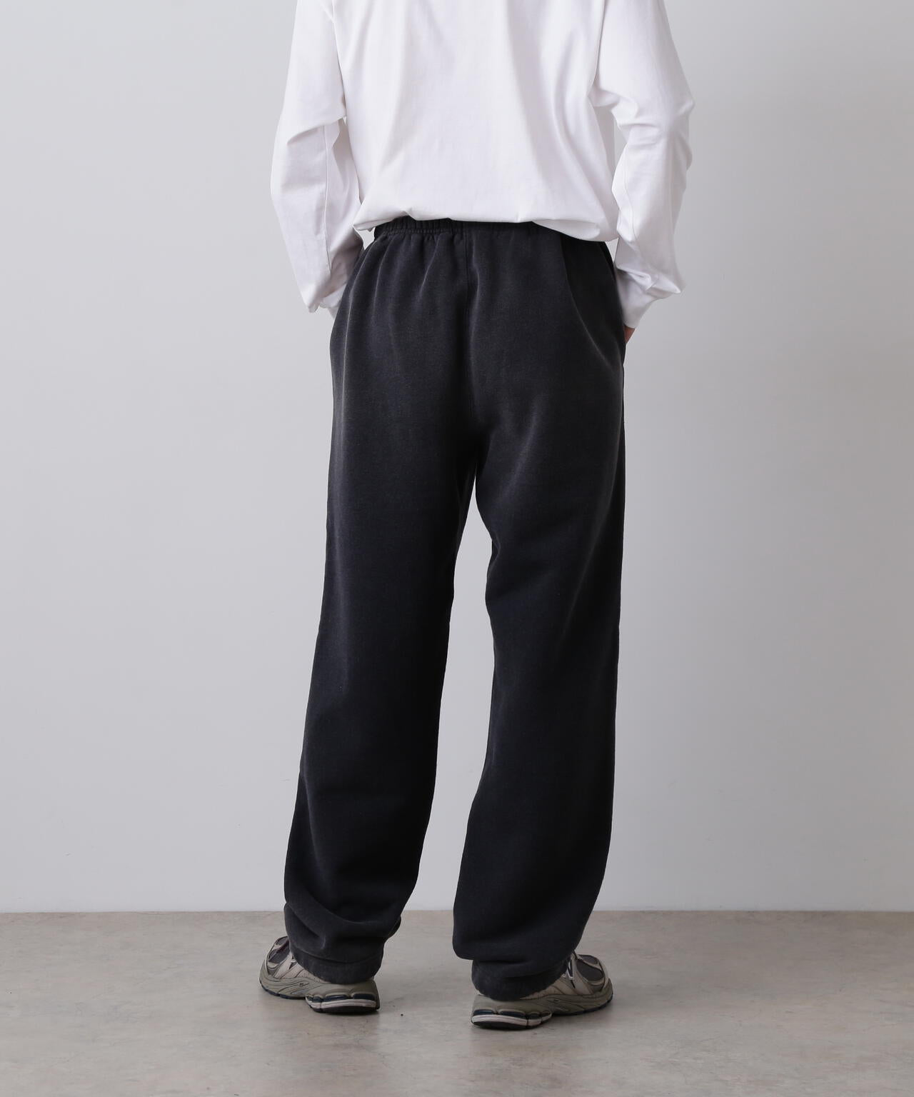 YLÈVE / HEAVY WEIGHT FLEECE BLEACH TROUSERS