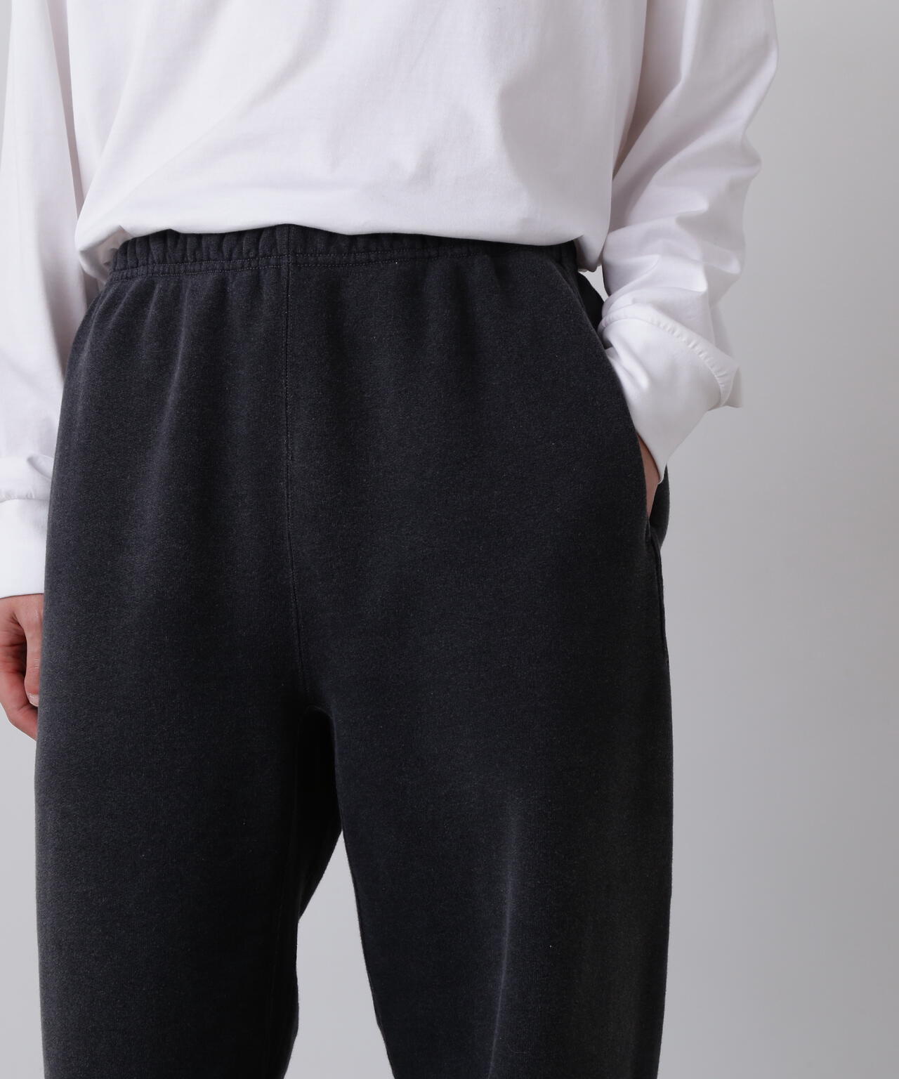 YLÈVE / HEAVY WEIGHT FLEECE BLEACH TROUSERS