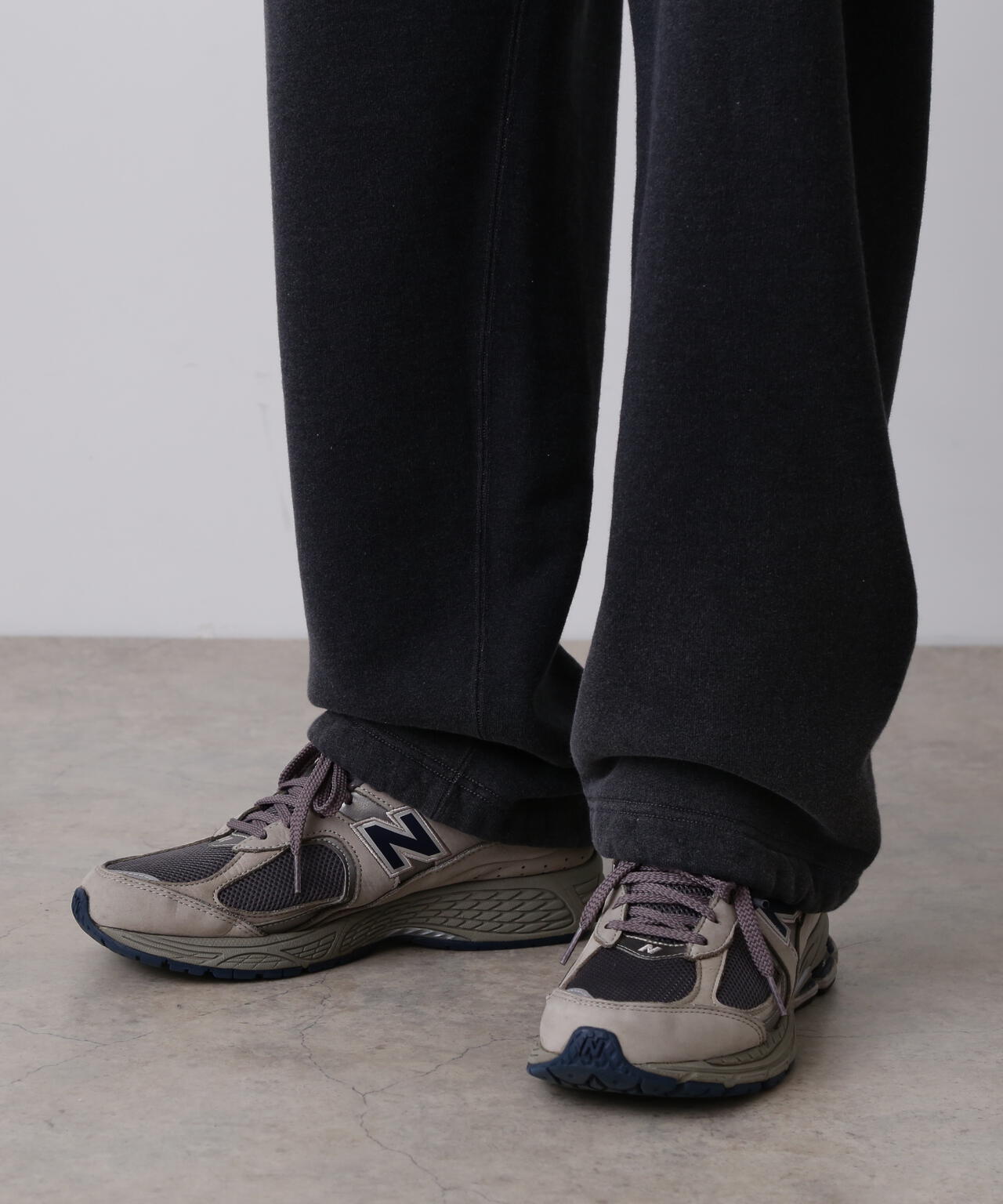 YLÈVE / HEAVY WEIGHT FLEECE BLEACH TROUSERS