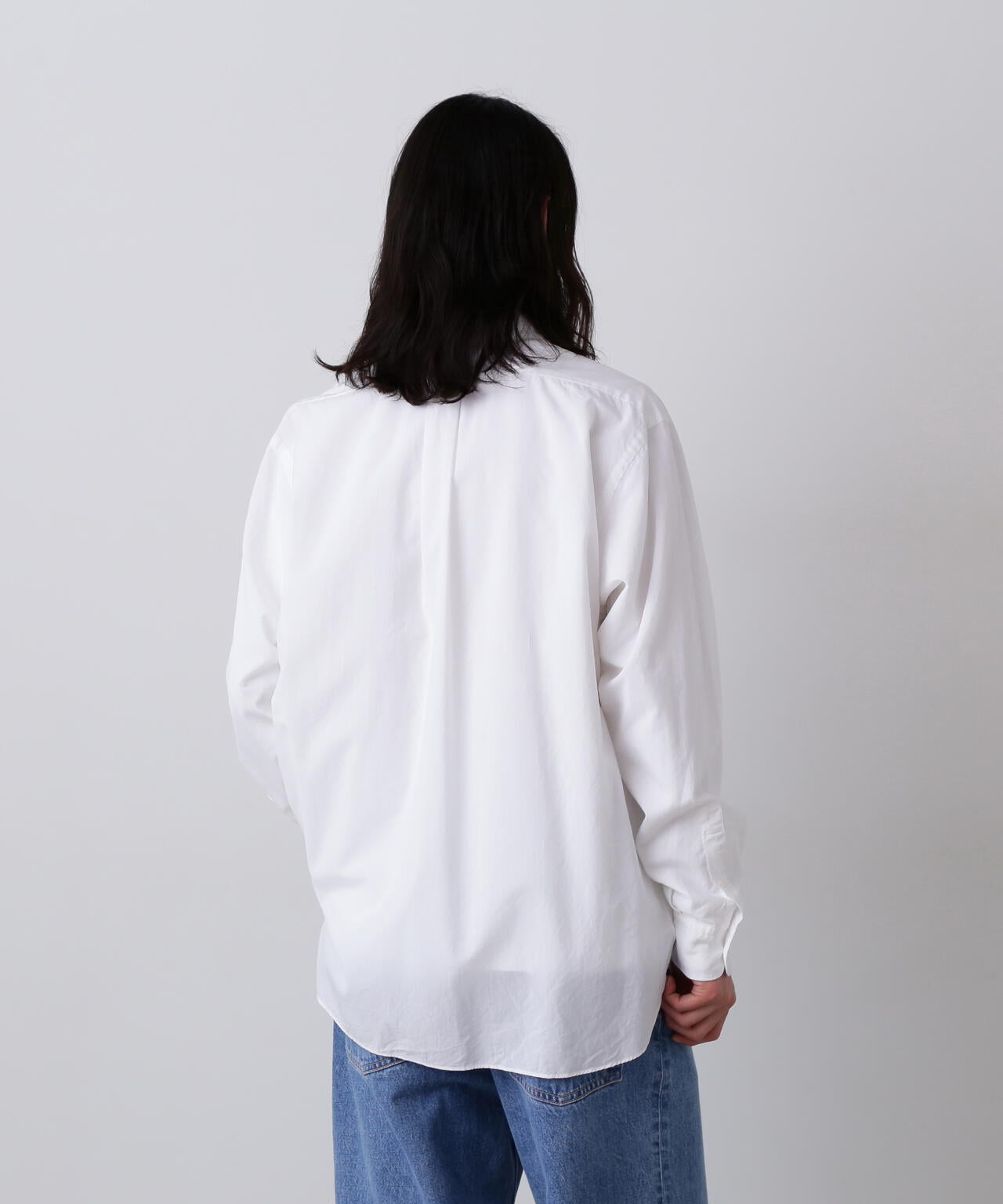 YLÈVE / COTTON MILLED LAWN OVERDYE SHIRT