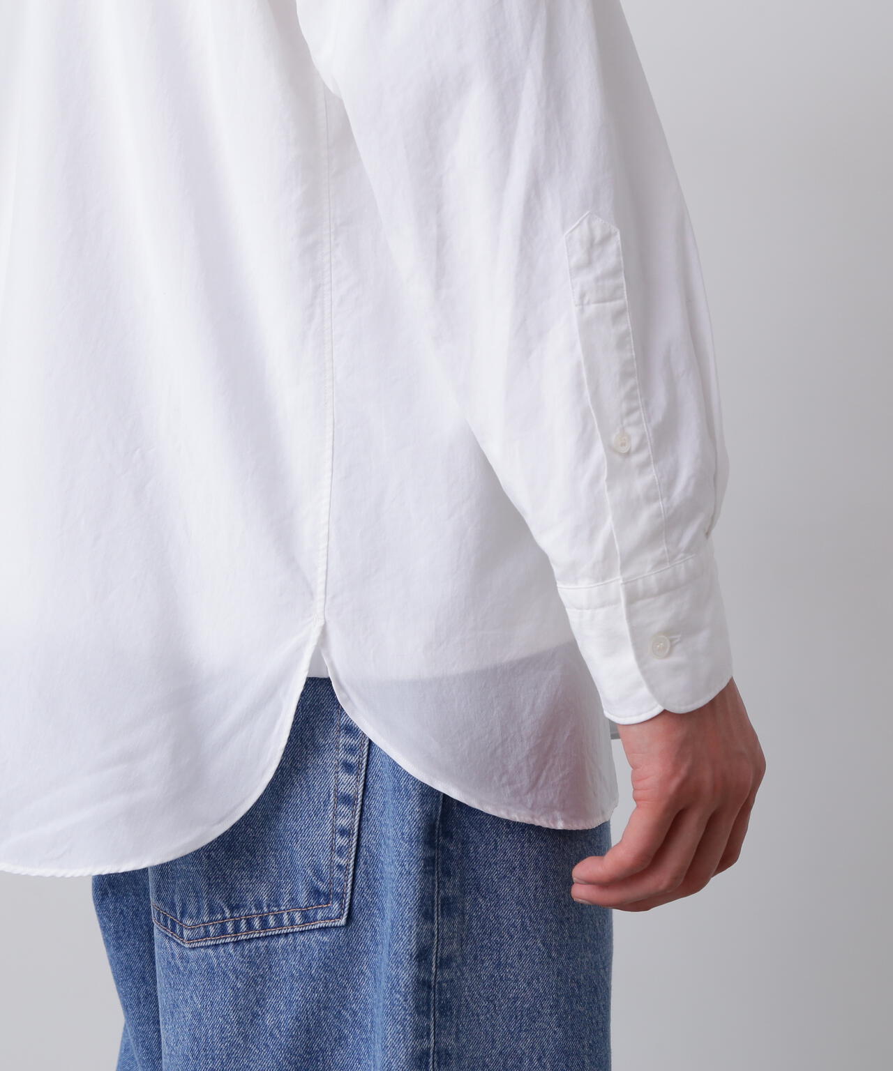 YLÈVE / COTTON MILLED LAWN OVERDYE SHIRT