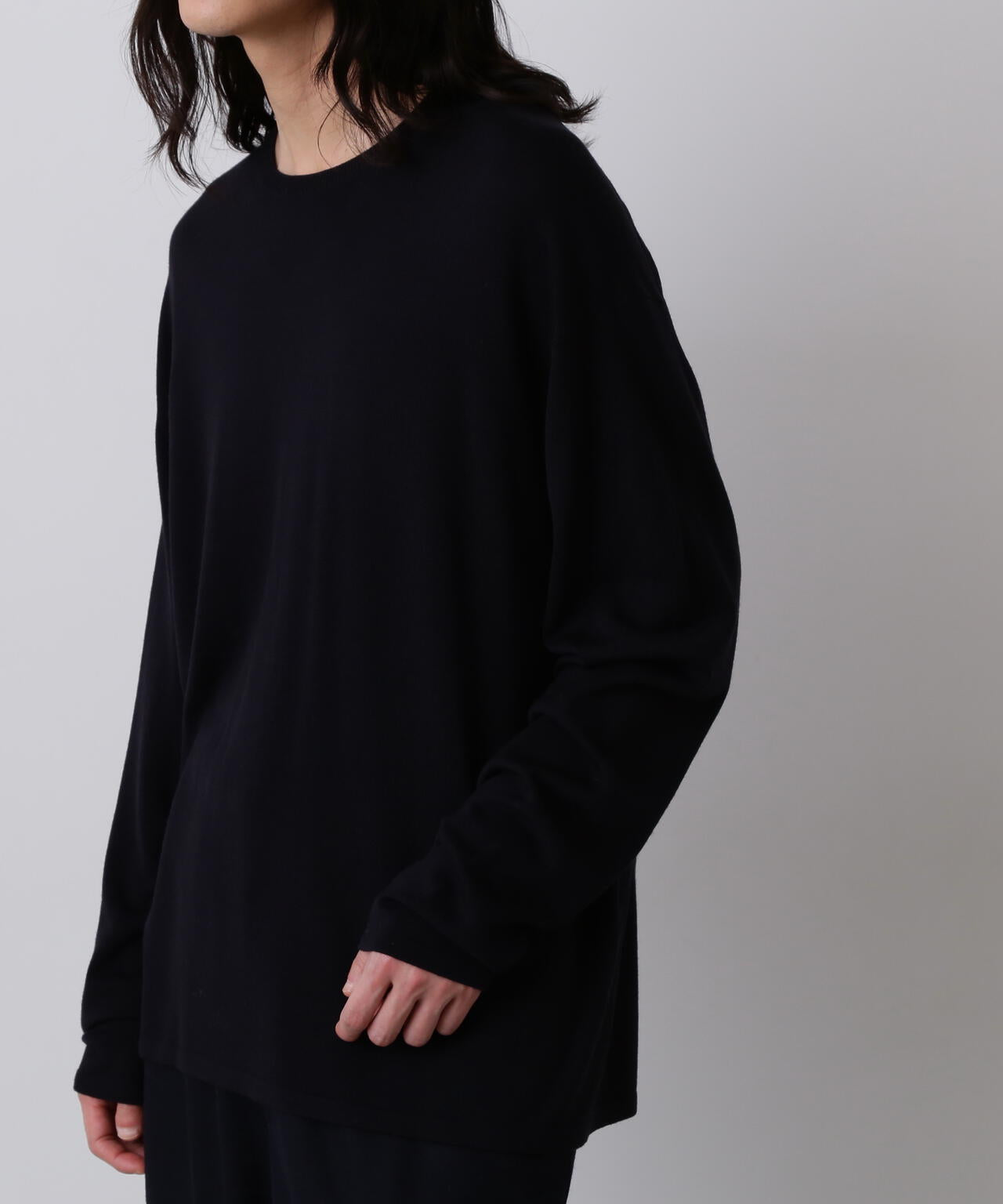 YLÈVE / SUPERFINE 120’S WOOL KNIT PULL OVER