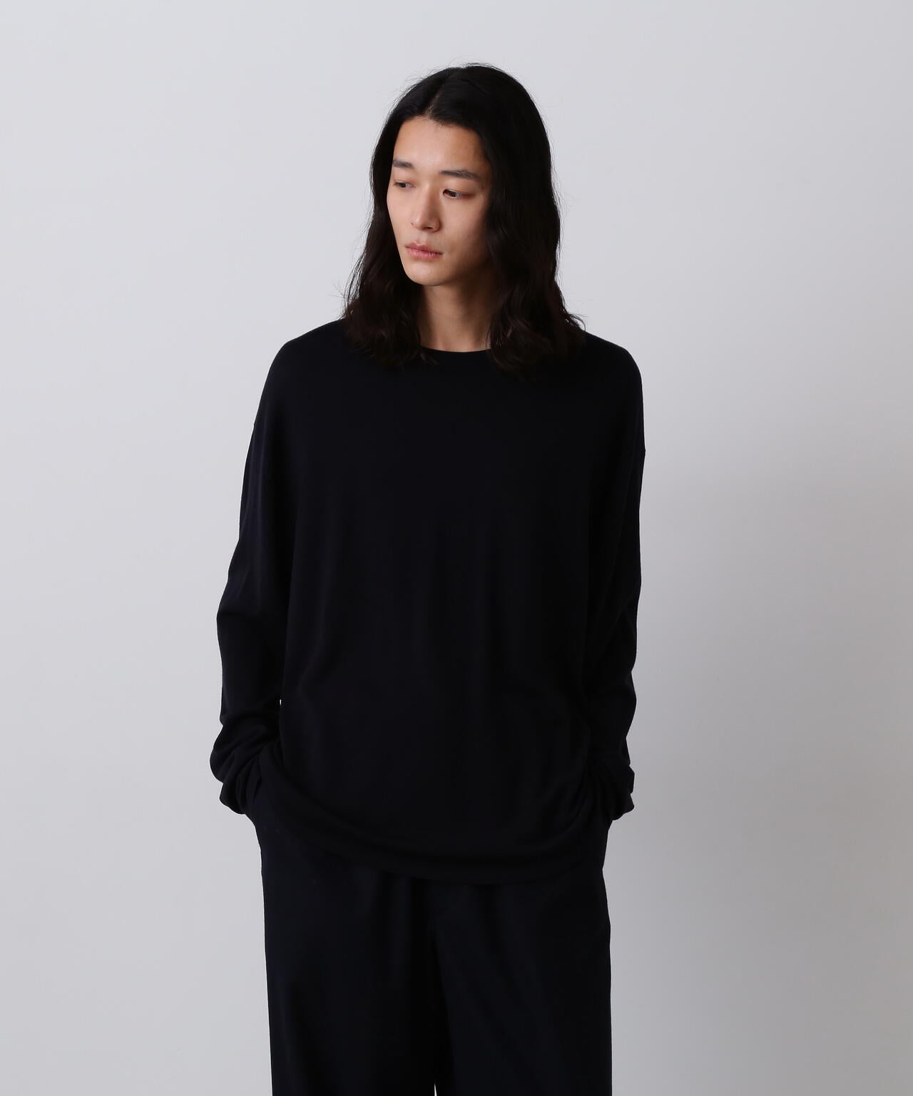YLÈVE / SUPERFINE 120’S WOOL KNIT PULL OVER