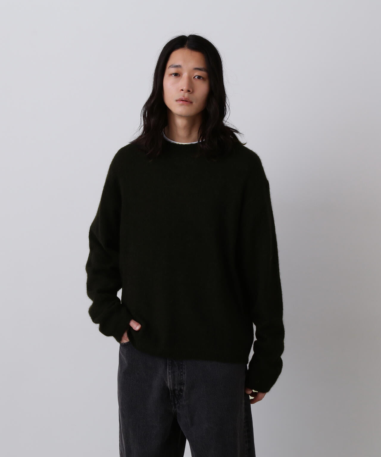 YLEVE / FAIRY ALPACA KNIT PULL OVER