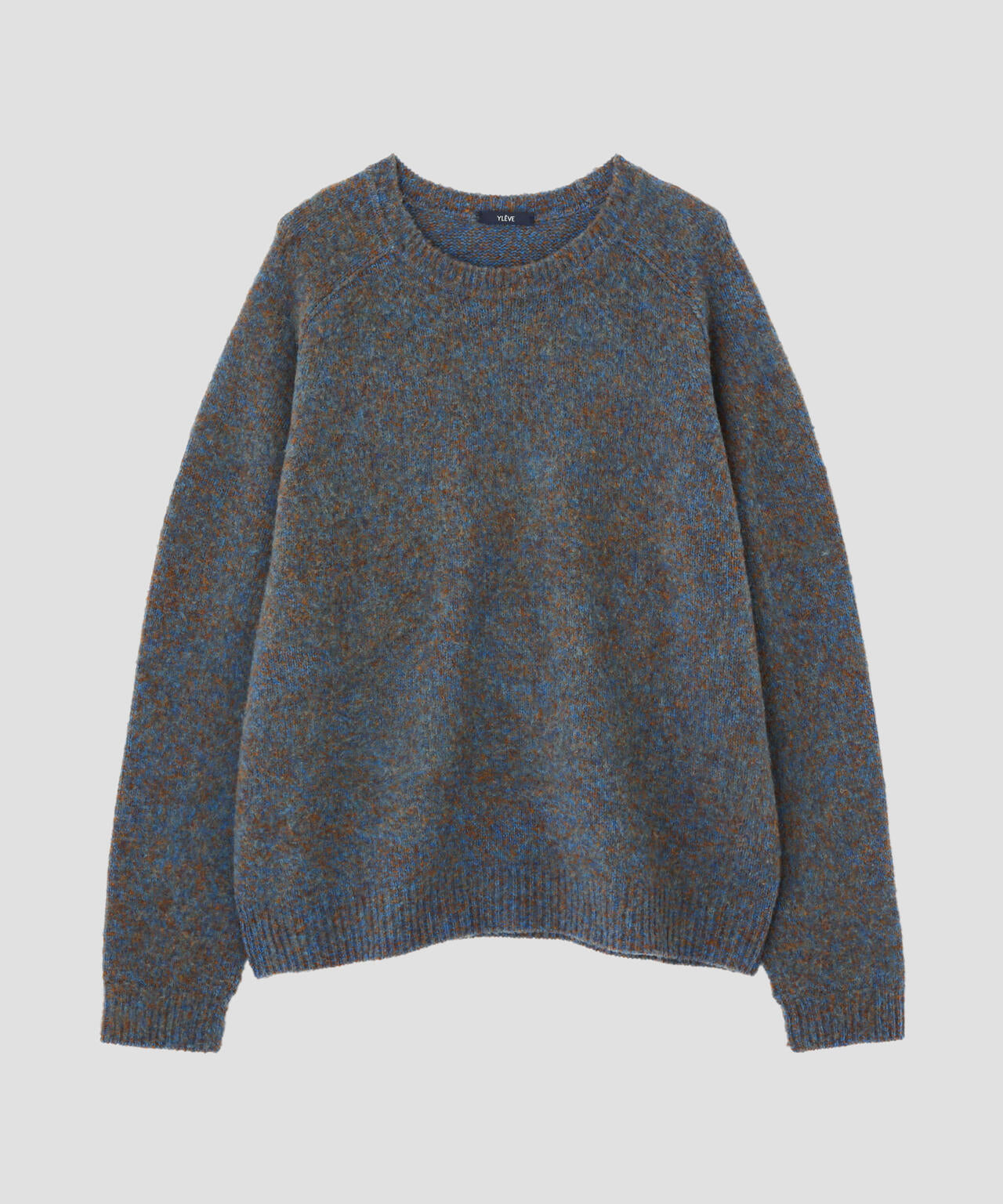 YLÈVE / ITARIAN MERINO WOOL MELANGE KNIT PULL OVER