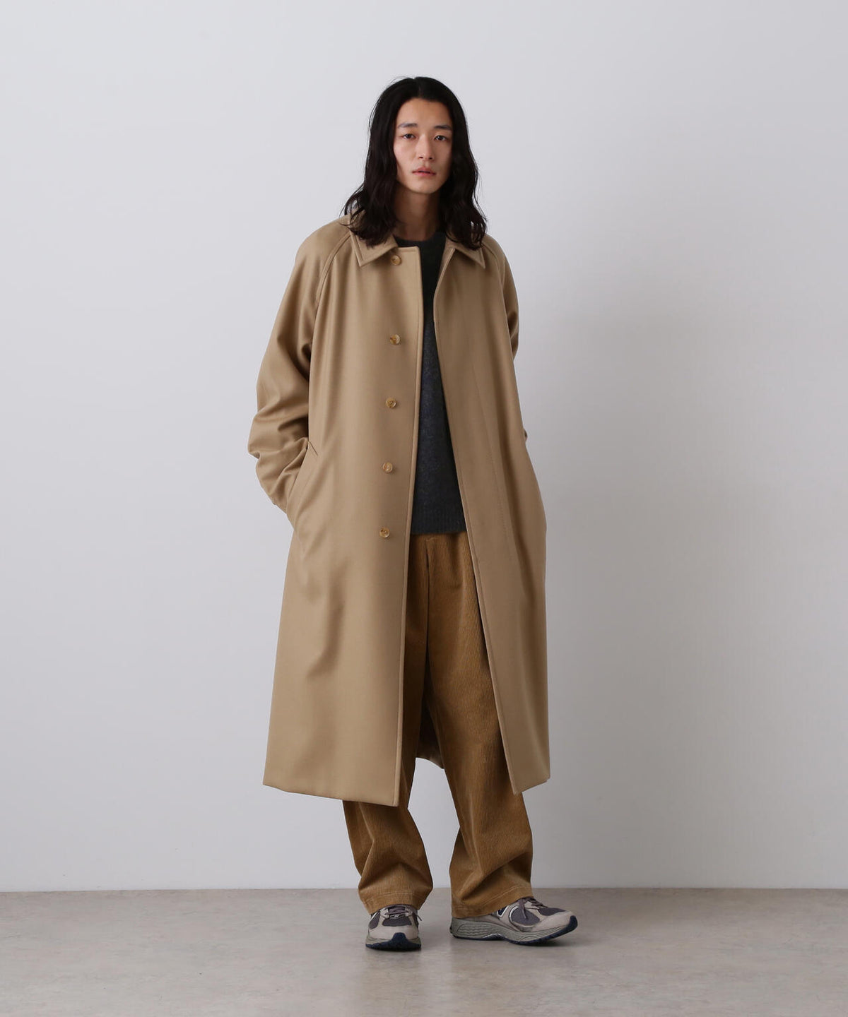 YLEVE / ITARIAN MERINO WOOL MELANGE KNIT PULL OVER
