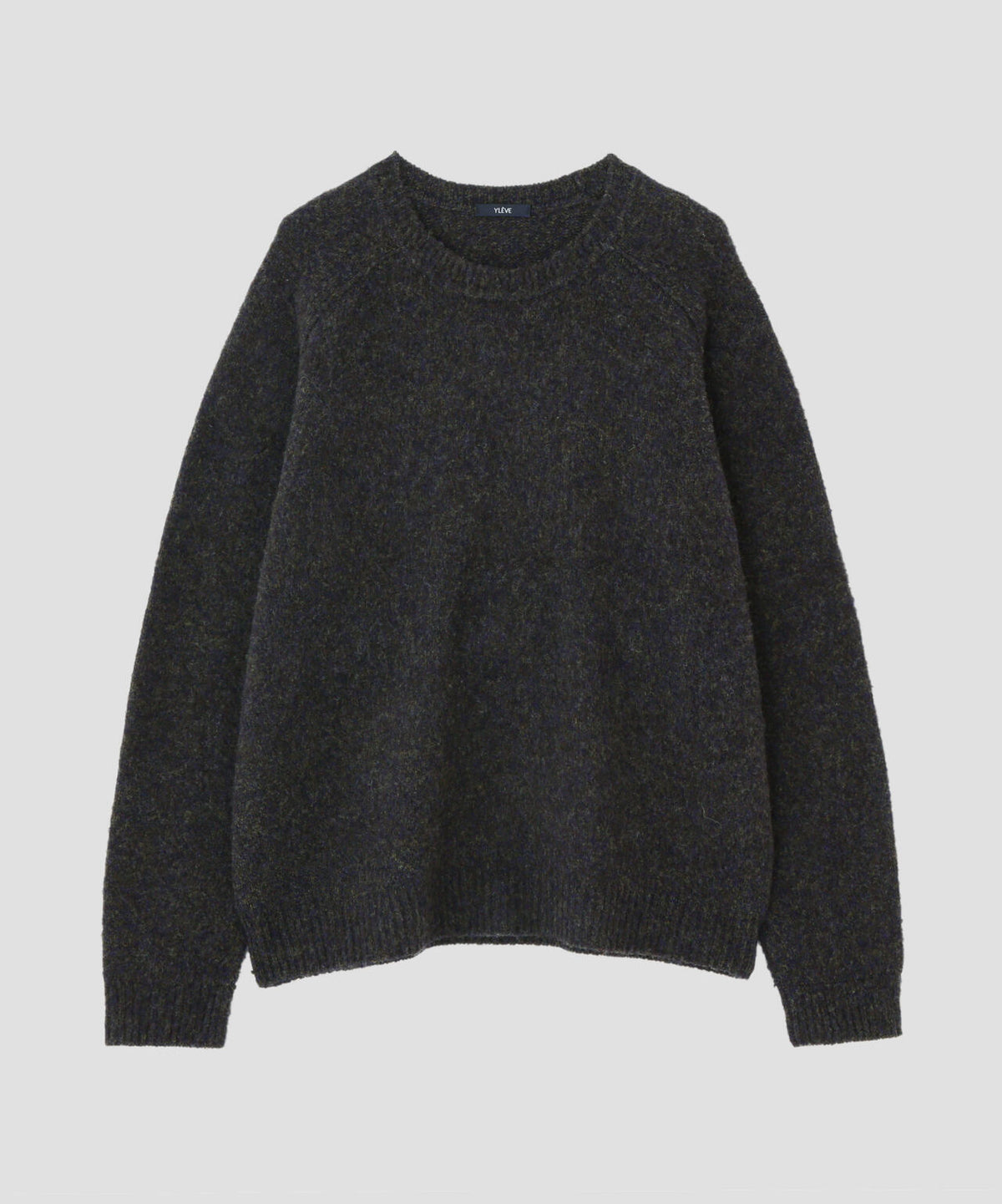 YLEVE / ITARIAN MERINO WOOL MELANGE KNIT PULL OVER