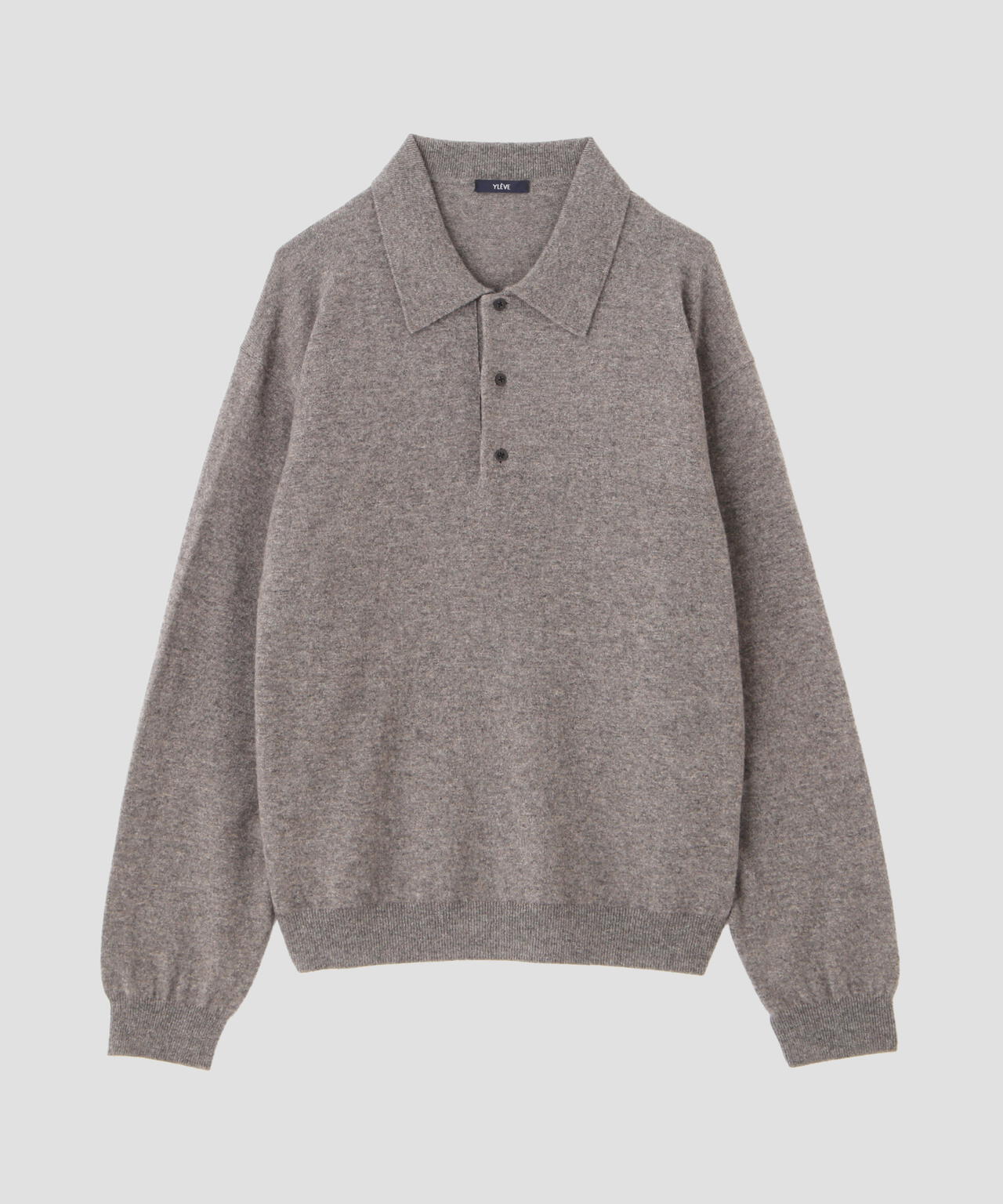 YLEVE / CASHMERE KNIT POLO