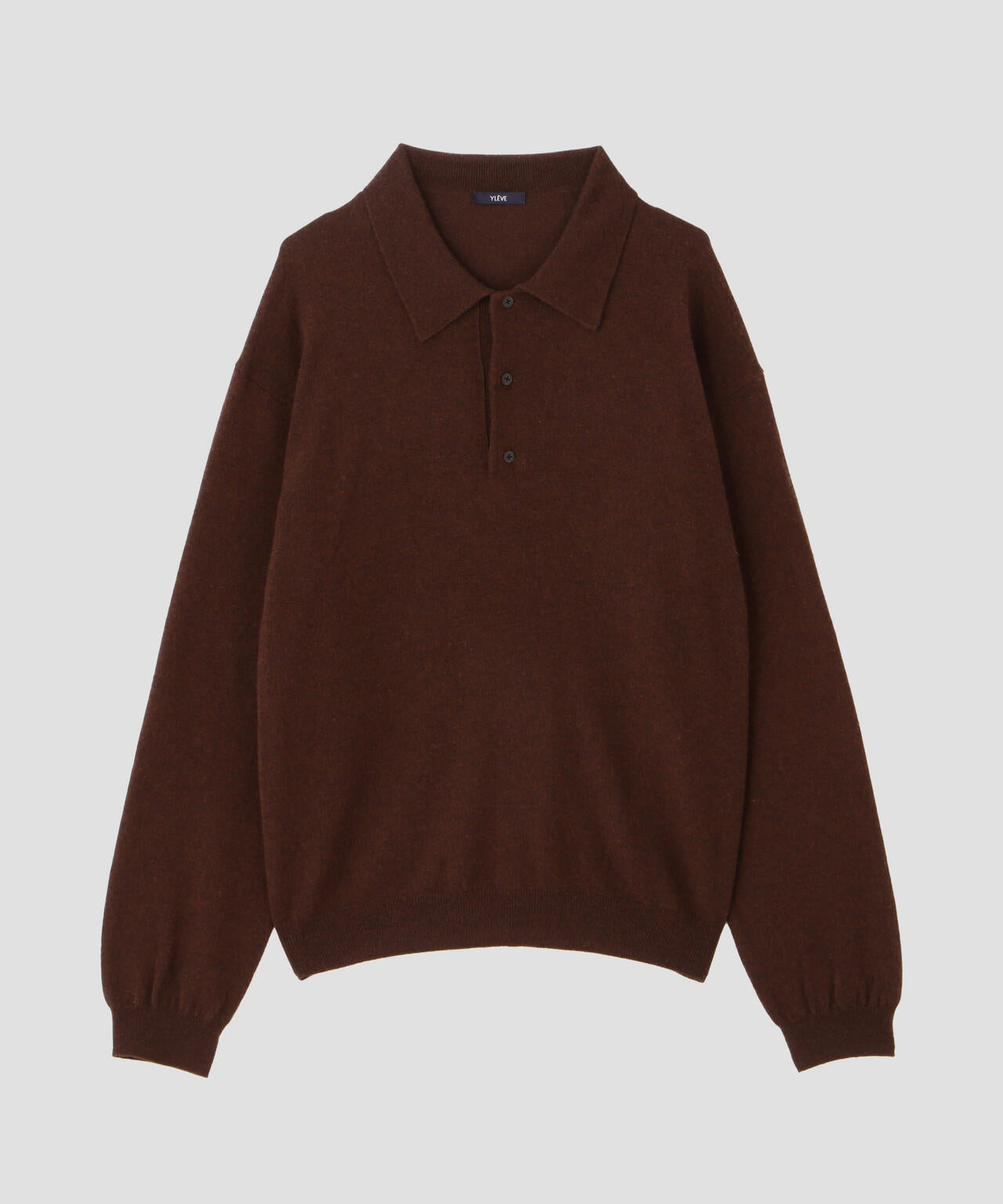 YLEVE / CASHMERE KNIT POLO