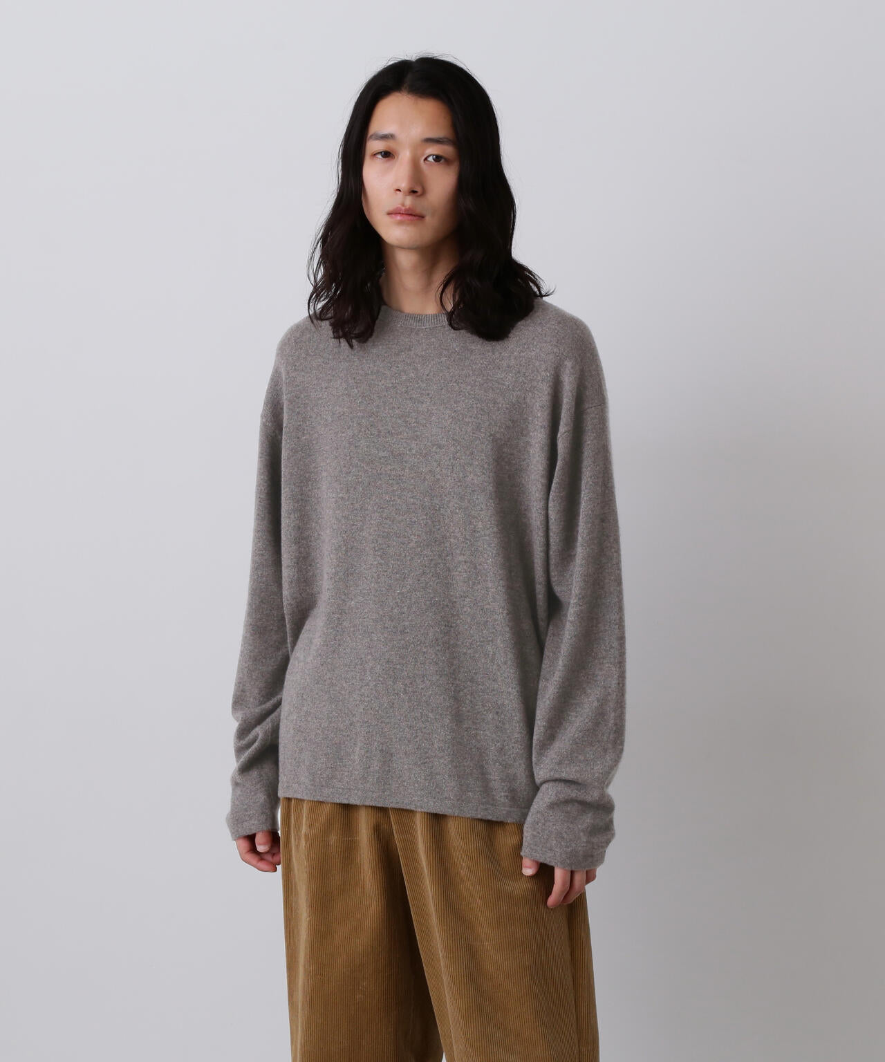 YLÈVE / CASHMERE KNIT T‐SHIRT