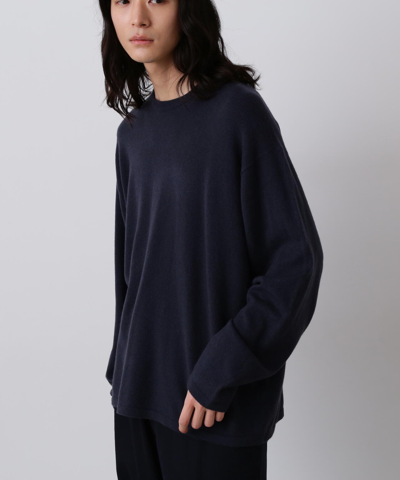 YLÈVE / CASHMERE KNIT T‐SHIRT