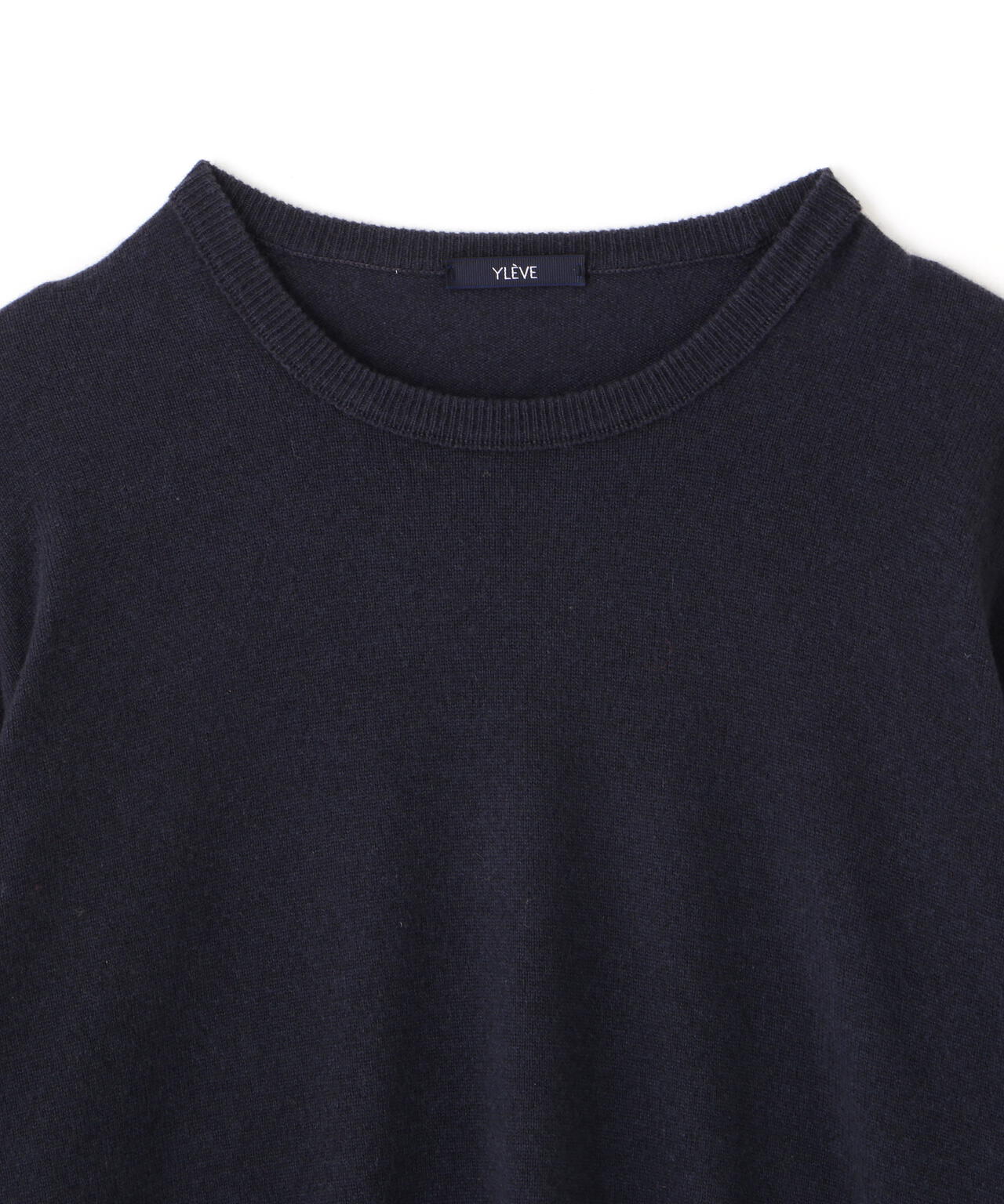 YLÈVE / CASHMERE KNIT T‐SHIRT