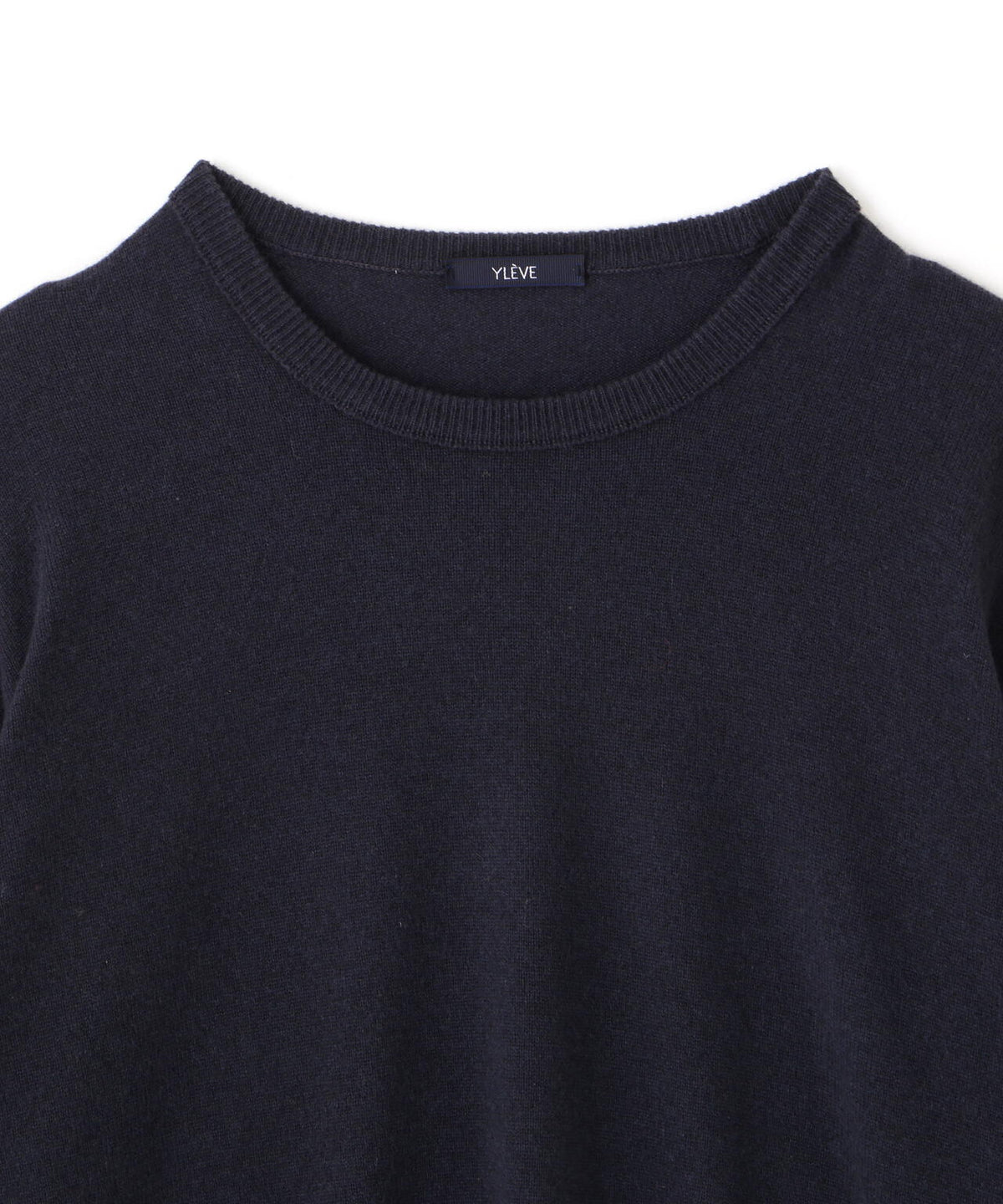 YLEVE / CASHMERE KNIT T‐SHIRT