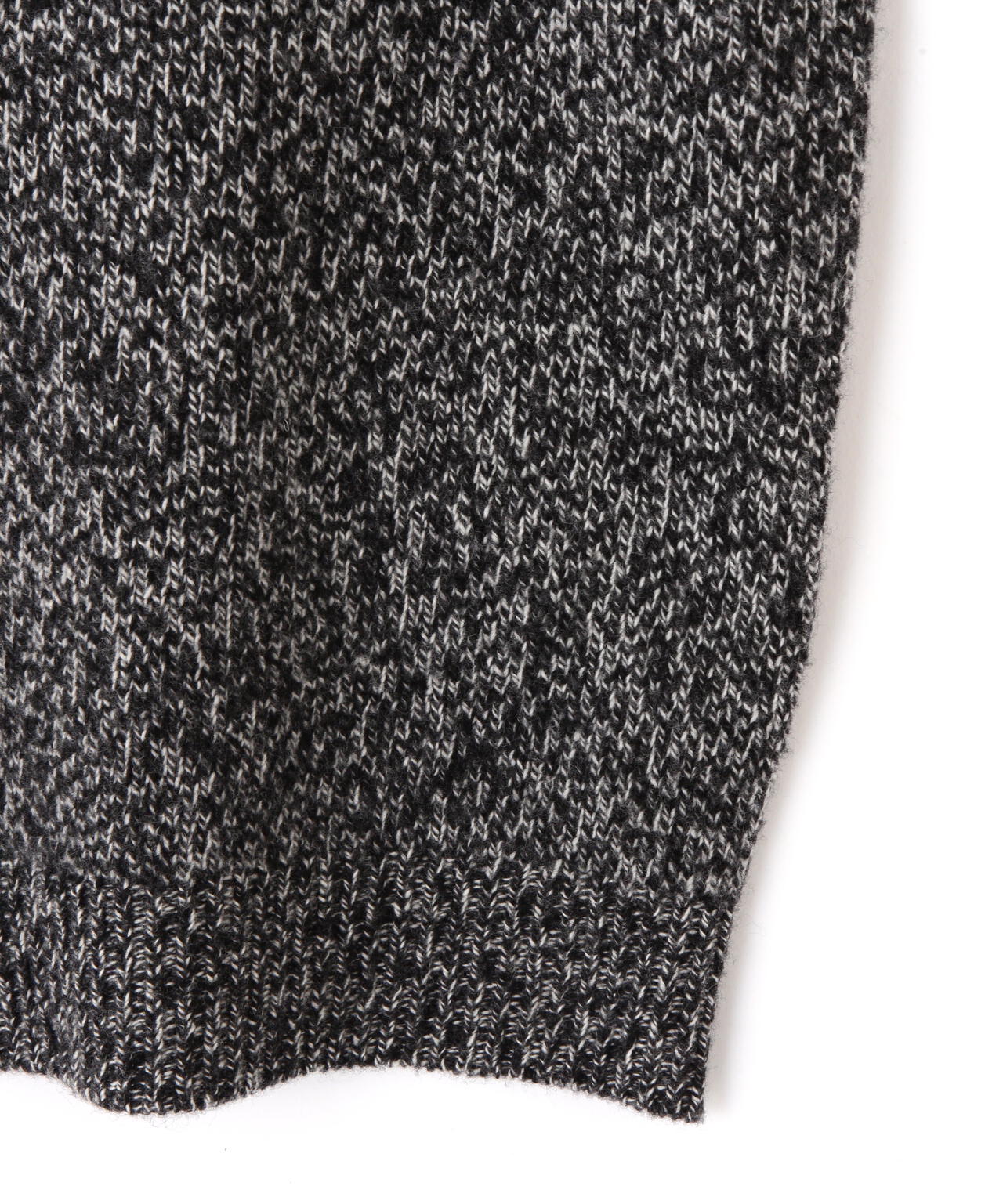 YLÈVE / WOOL CASHMERE MELANGE KNIT V NECK PULL OVER