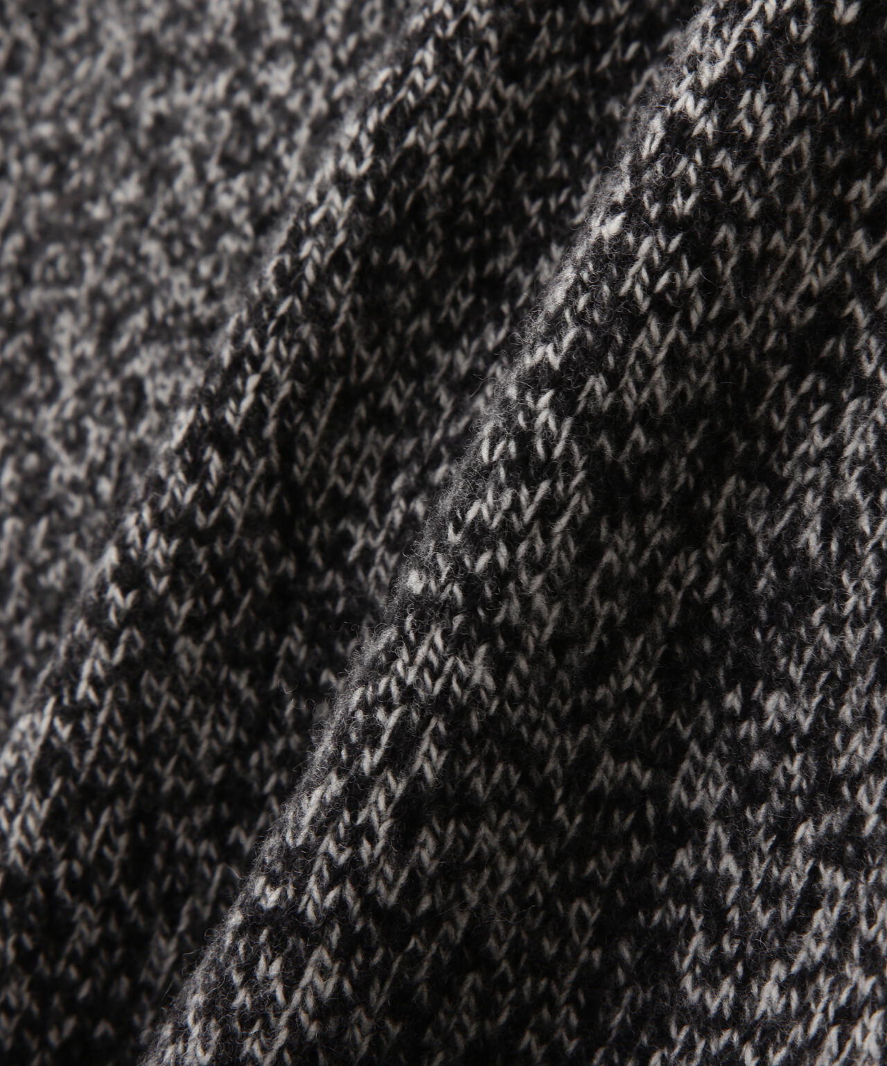 YLÈVE / WOOL CASHMERE MELANGE KNIT HALF ZIP PULL OVER