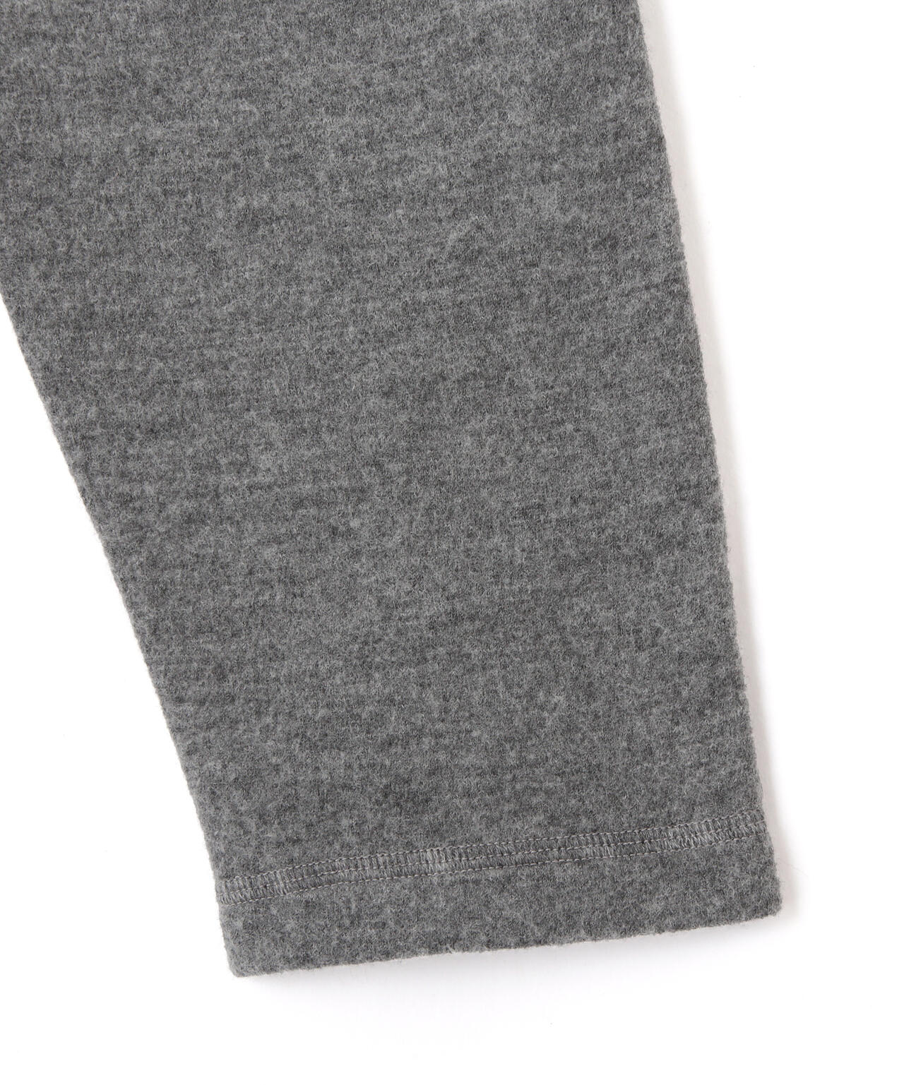 YLÈVE / ULTRAFINE MERINO MILLED WOOL KNIT HALF ZIP PULL OVER