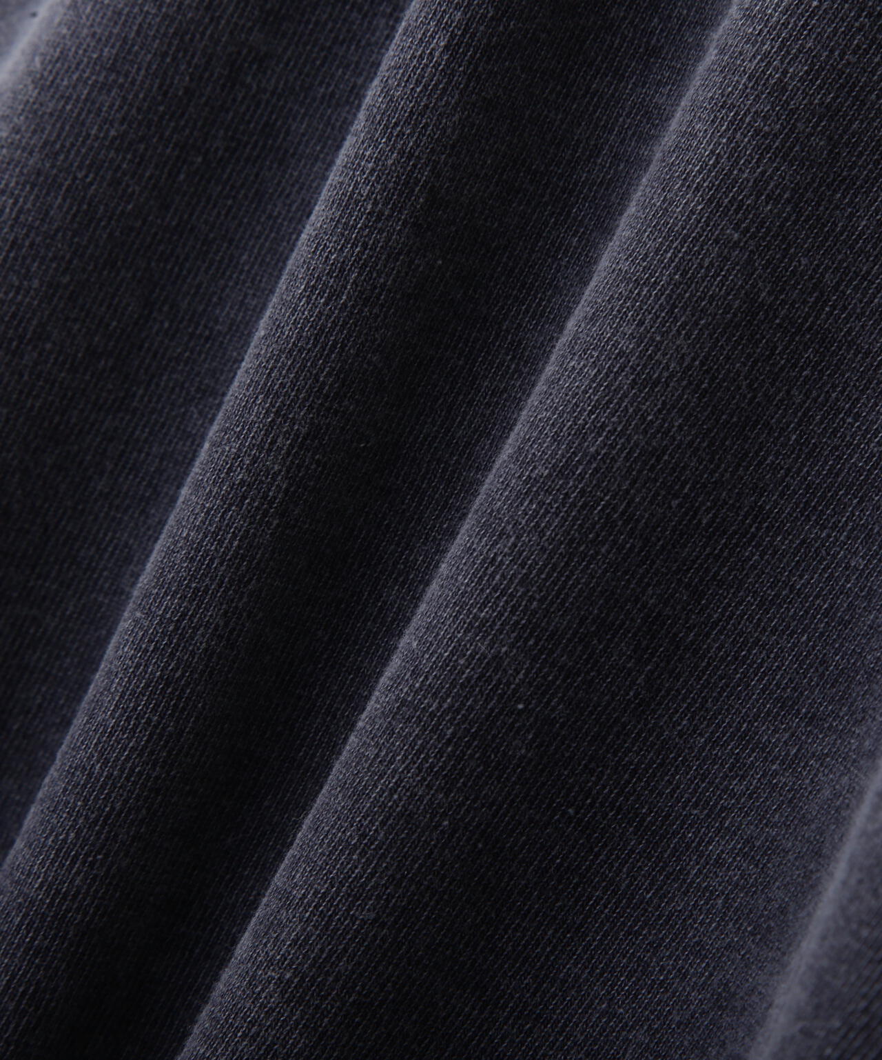 YLEVE / OPEN END COTTON PIGMENT DYE HENRY NECK PULL OVER
