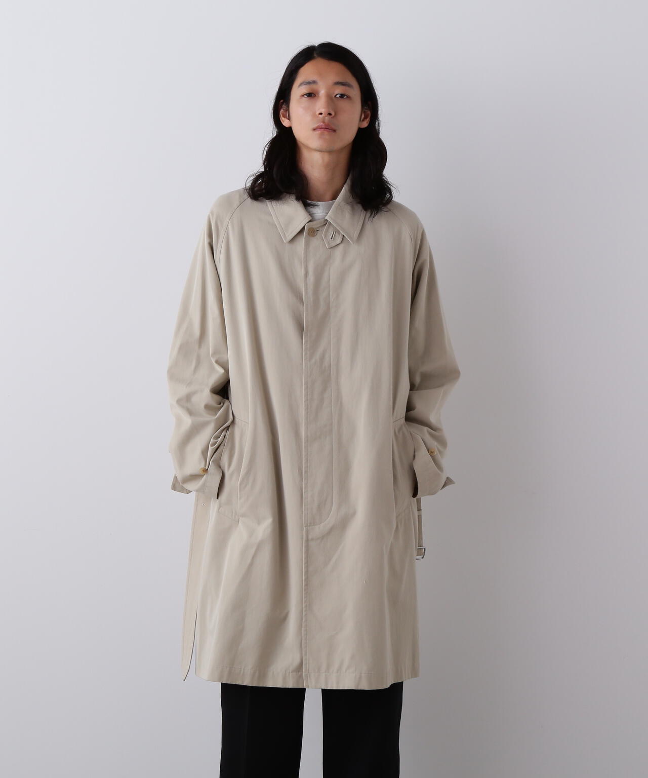 YLEVE / COTTON BREND CHAMBRAY COAT