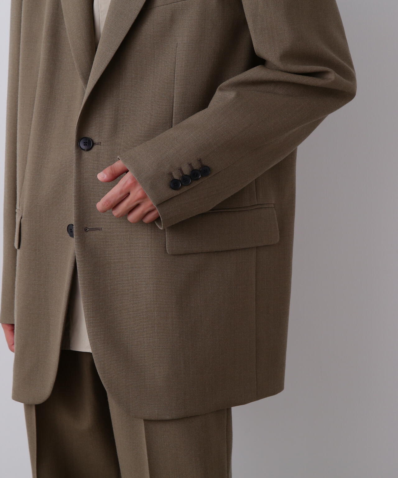 YLEVE / VINTAGE PIGMENTDYE WOOL JACKET