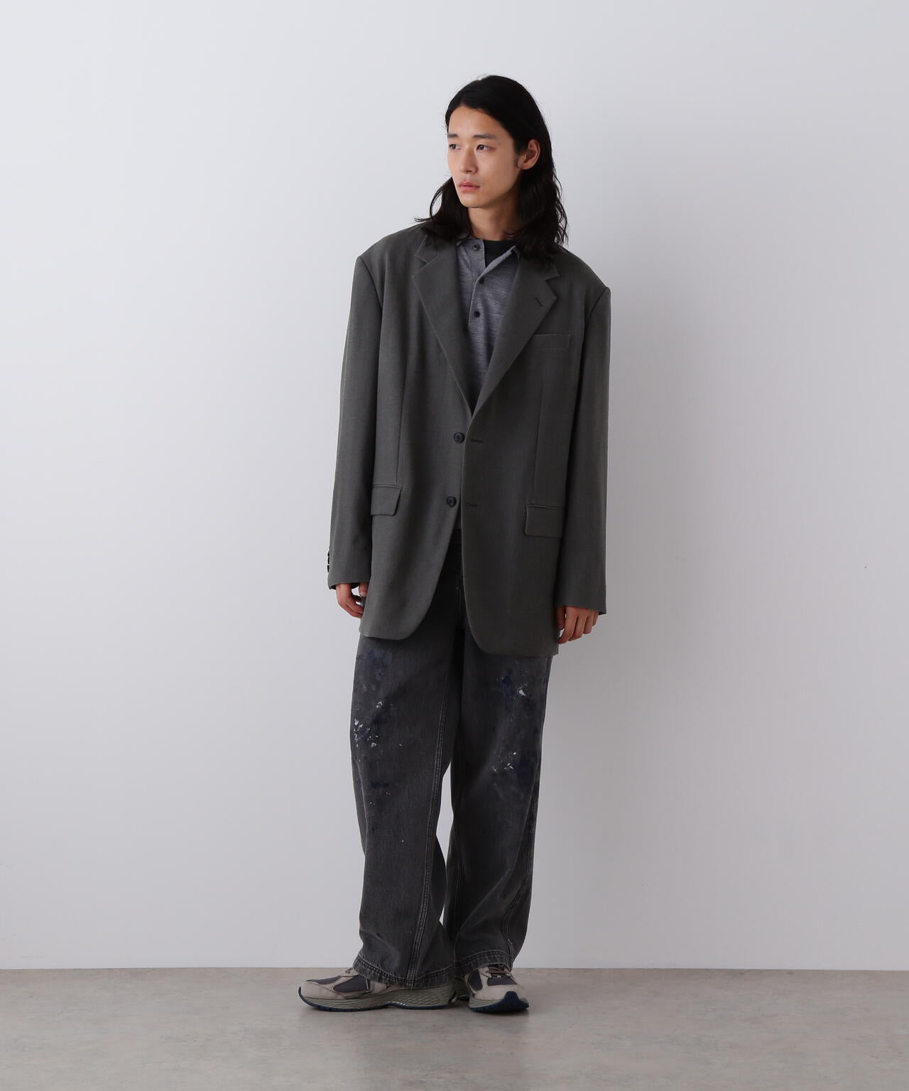 YLEVE / HAND PAINT DENIM M45 PANTS
