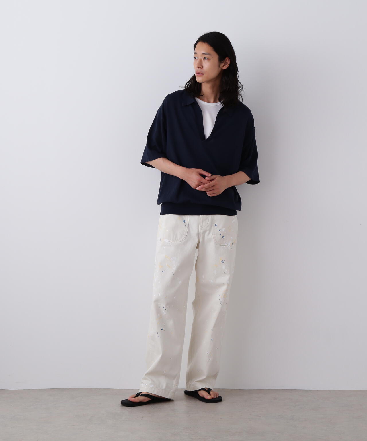 YLEVE / HAND PAINT DENIM M45 PANTS