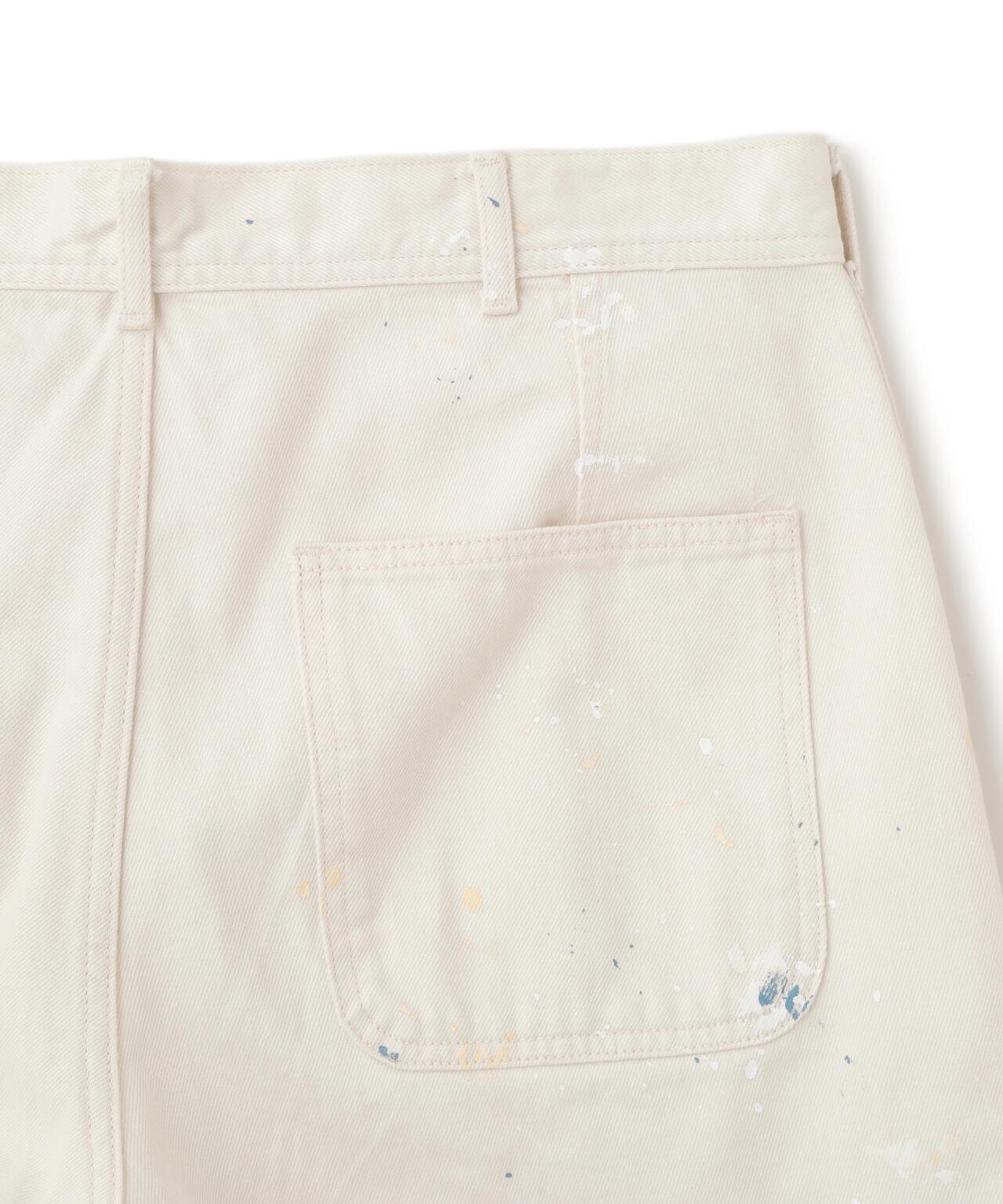 YLEVE / HAND PAINT DENIM SHORTS