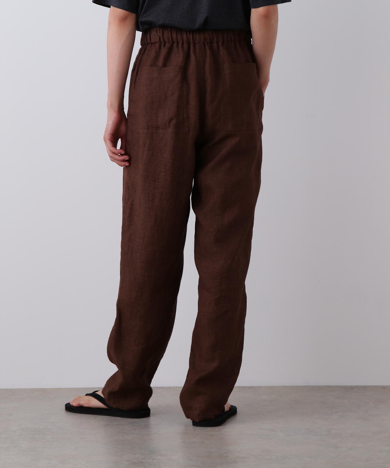 YLEVE / LINEN POPLIN PANTS