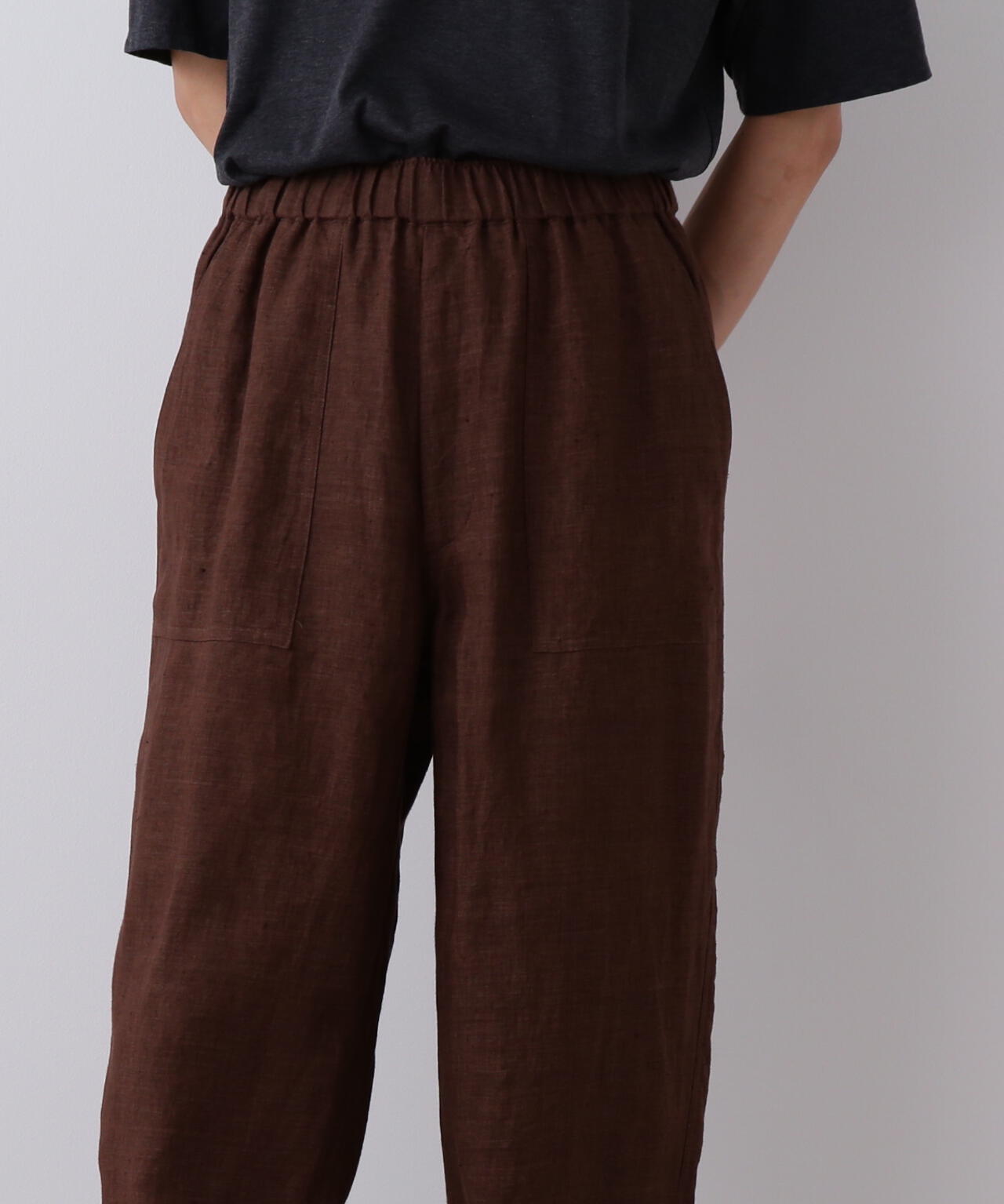 YLEVE / LINEN POPLIN PANTS