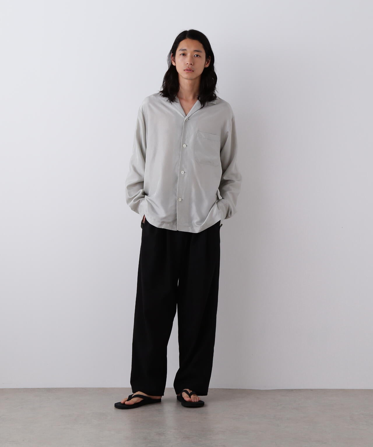 YLEVE / 100/2 GV TWILL DOUBLE WEAVE EASY PANTS