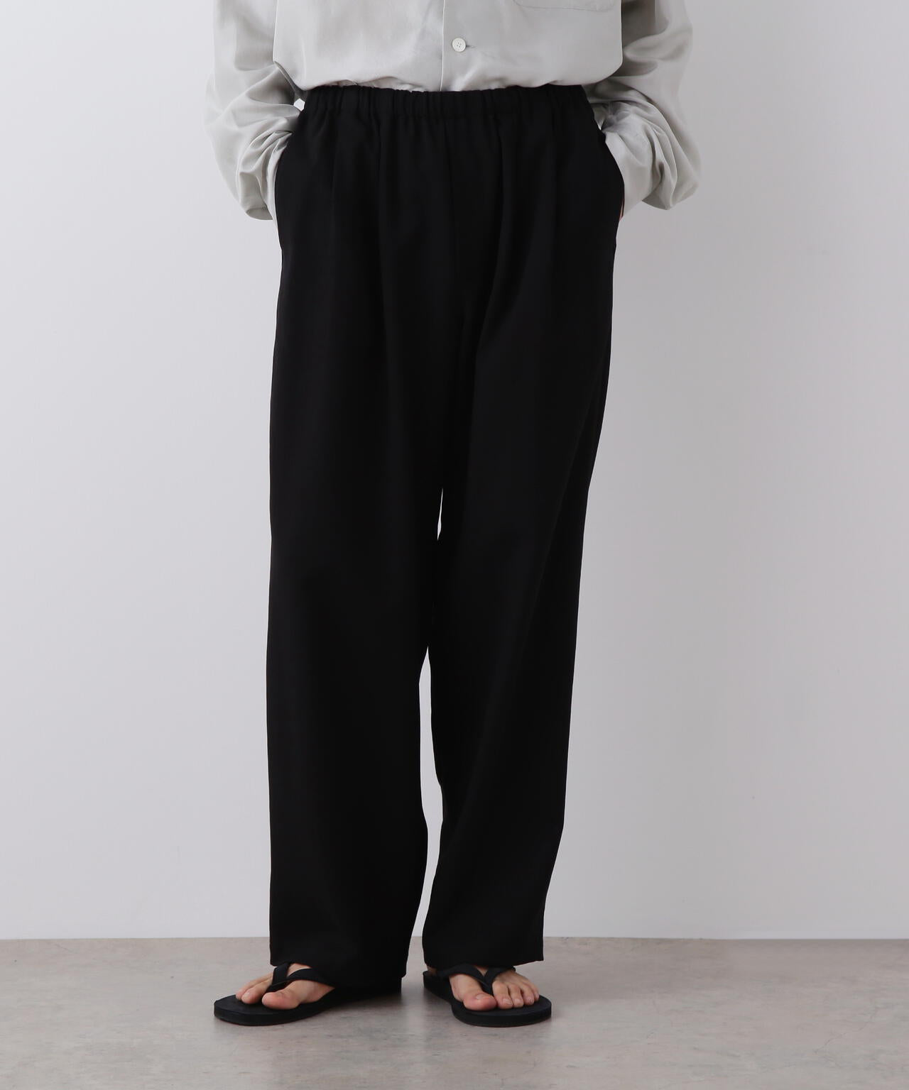 YLEVE / 100/2 GV TWILL DOUBLE WEAVE EASY PANTS