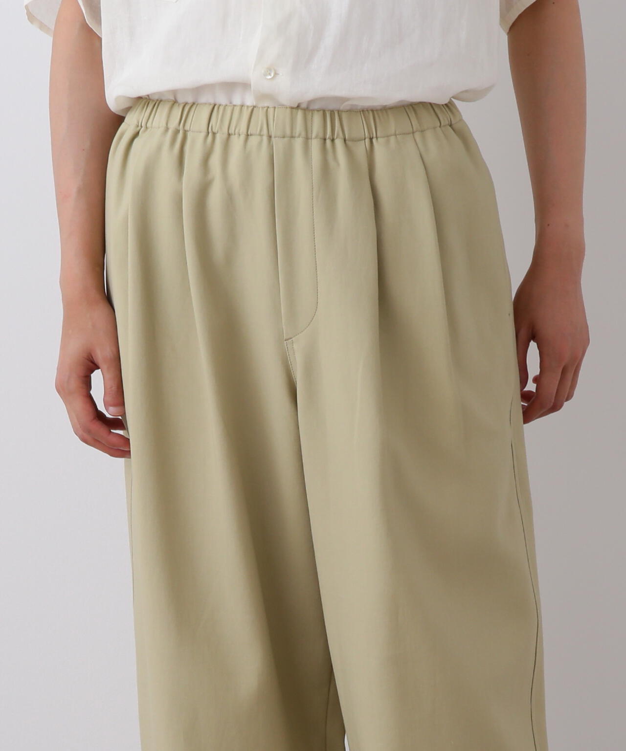 YLEVE / 100/2 GV TWILL DOUBLE WEAVE EASY PANTS
