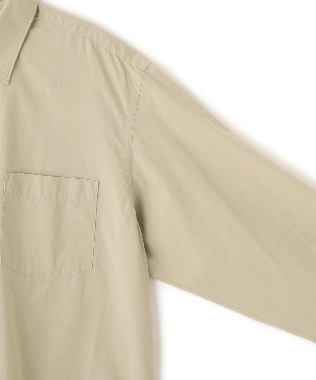 YLEVE / COTTON SILK TYPEWRITER SHIRT