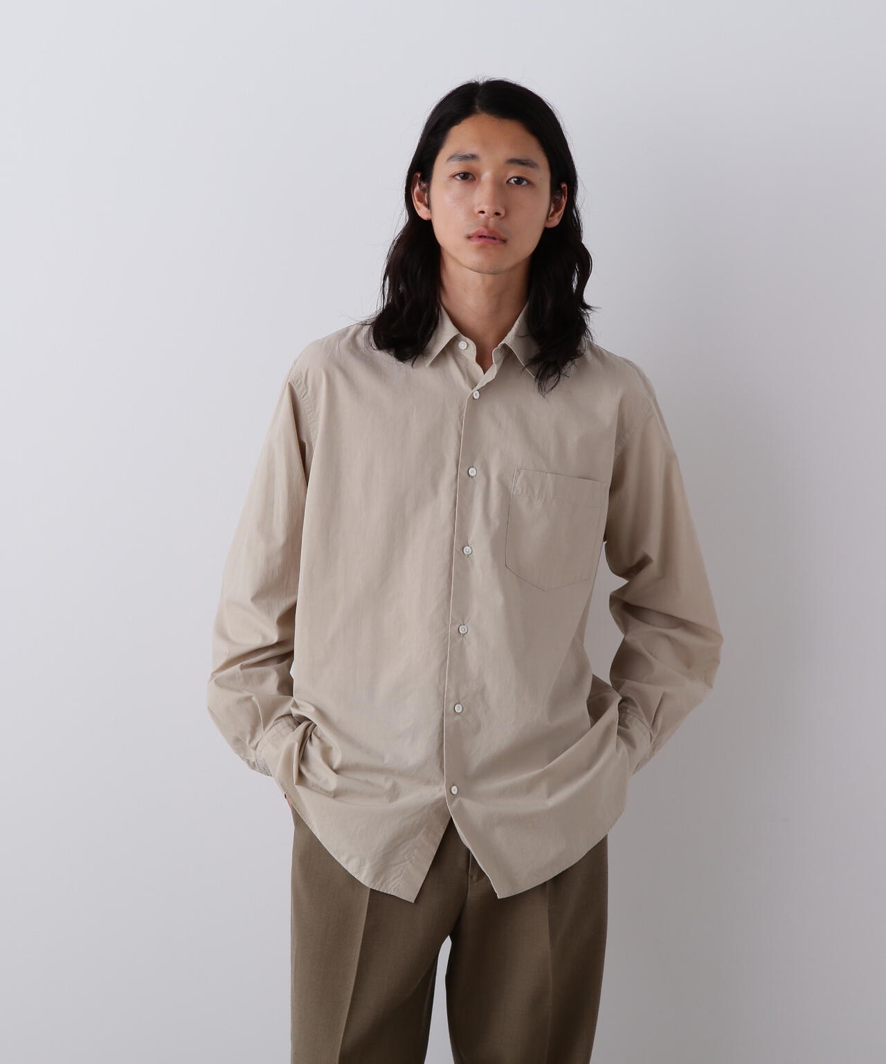 2025発売中YLÈVE COTTON SILK SHIRT1 2025発売中YLÈVE COTTON SILK SHIRT1