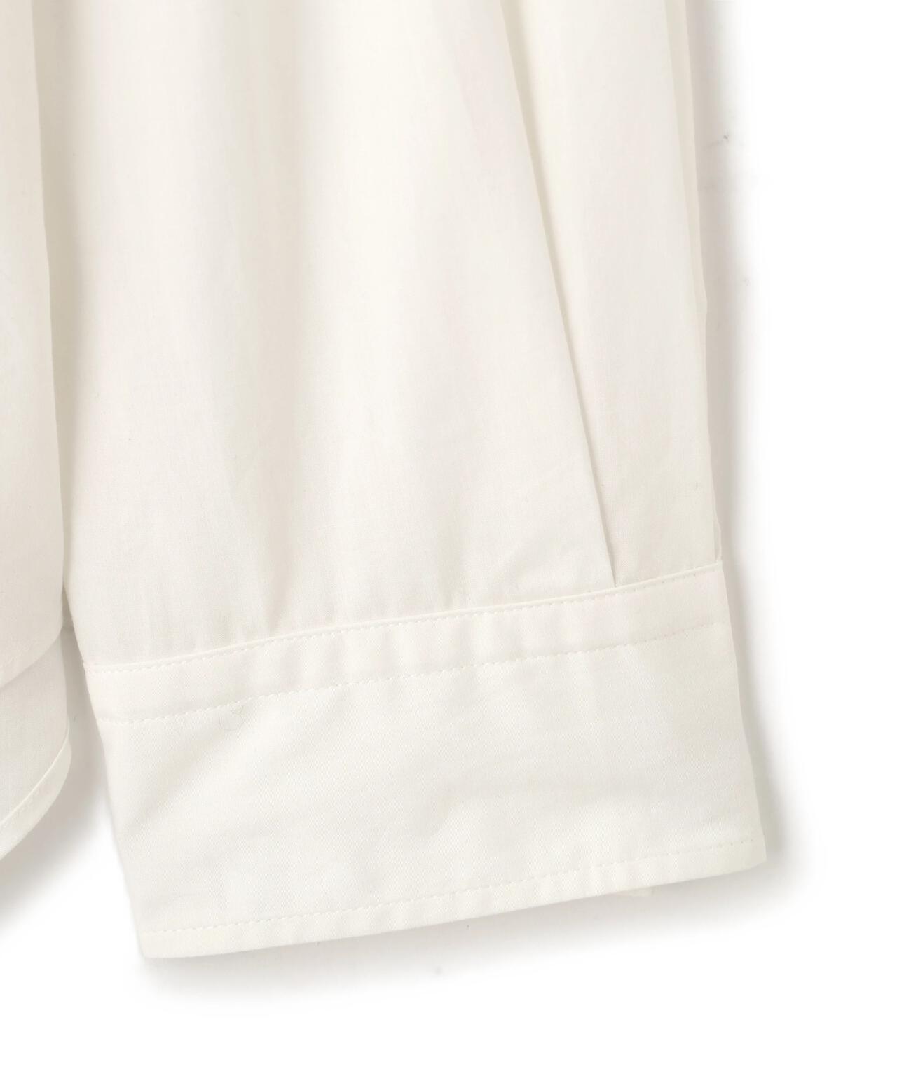 YLEVE / COTTON SILK TYPEWRITER SKIPPER SHIRT